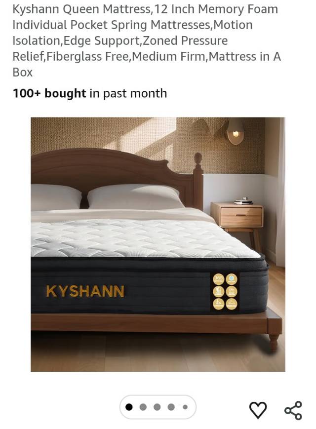 全新2026新款未拆封床垫Queen Size - 2