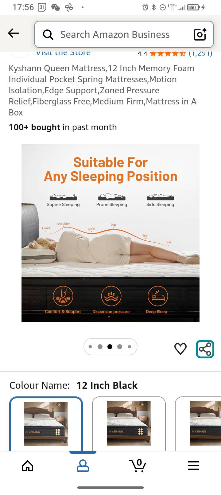 全新2026新款未拆封床垫Queen Size