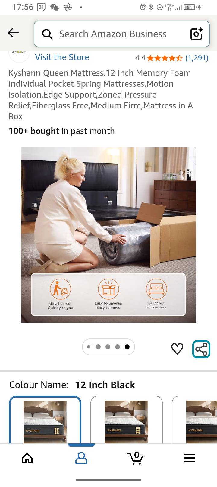 全新2026新款未拆封床垫Queen Size - 4