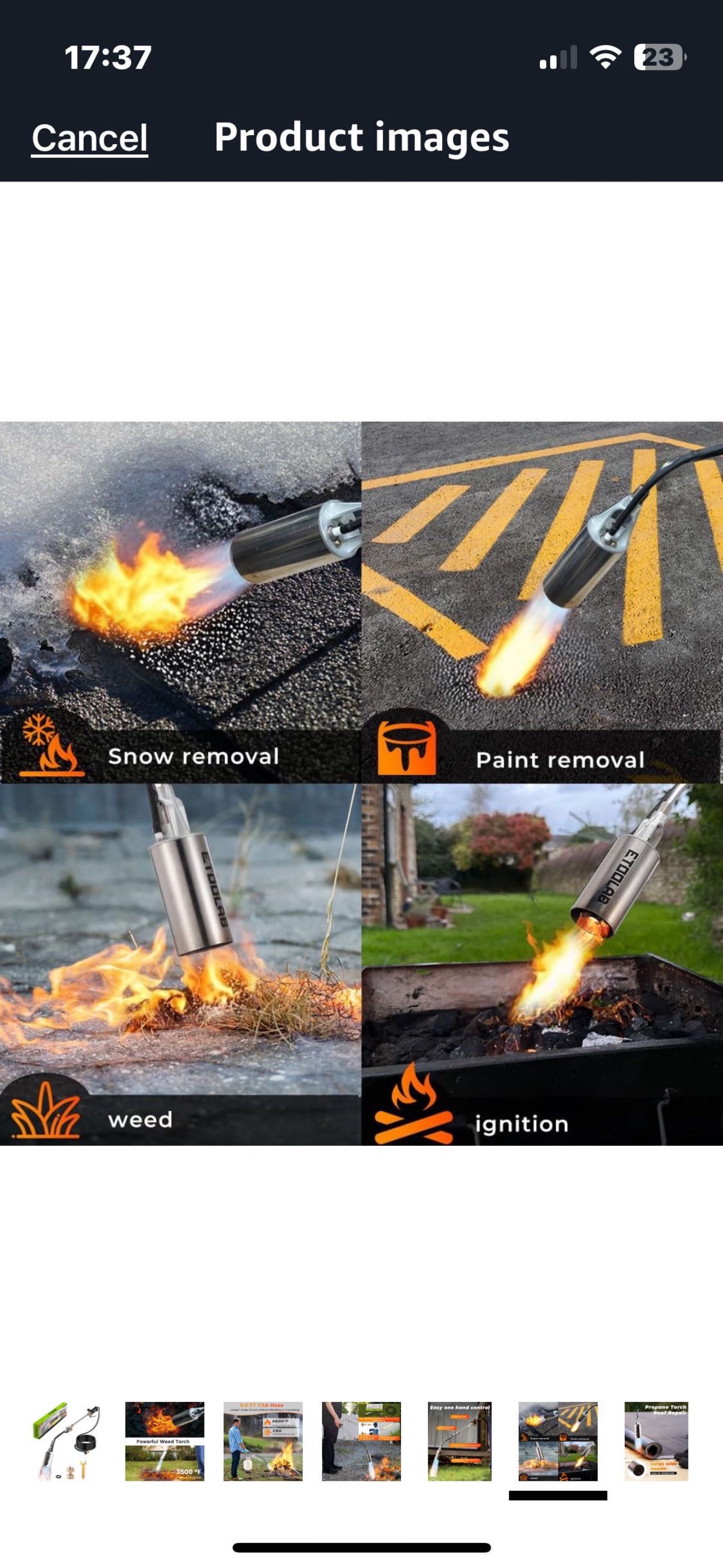 全新未开封燃烧机（杂草，地面油漆，点篝火等） - 2