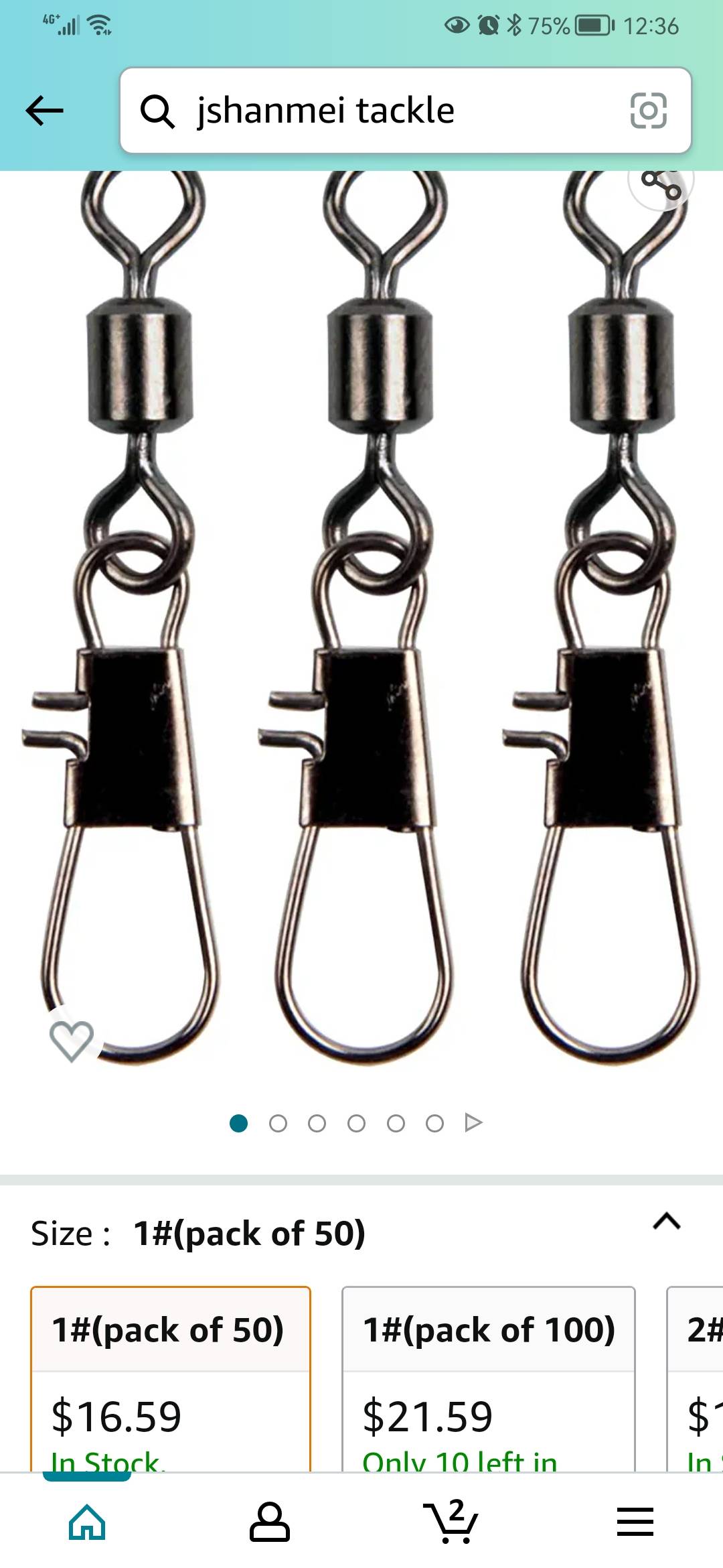 八字环50 个 钓鱼专用 - 2