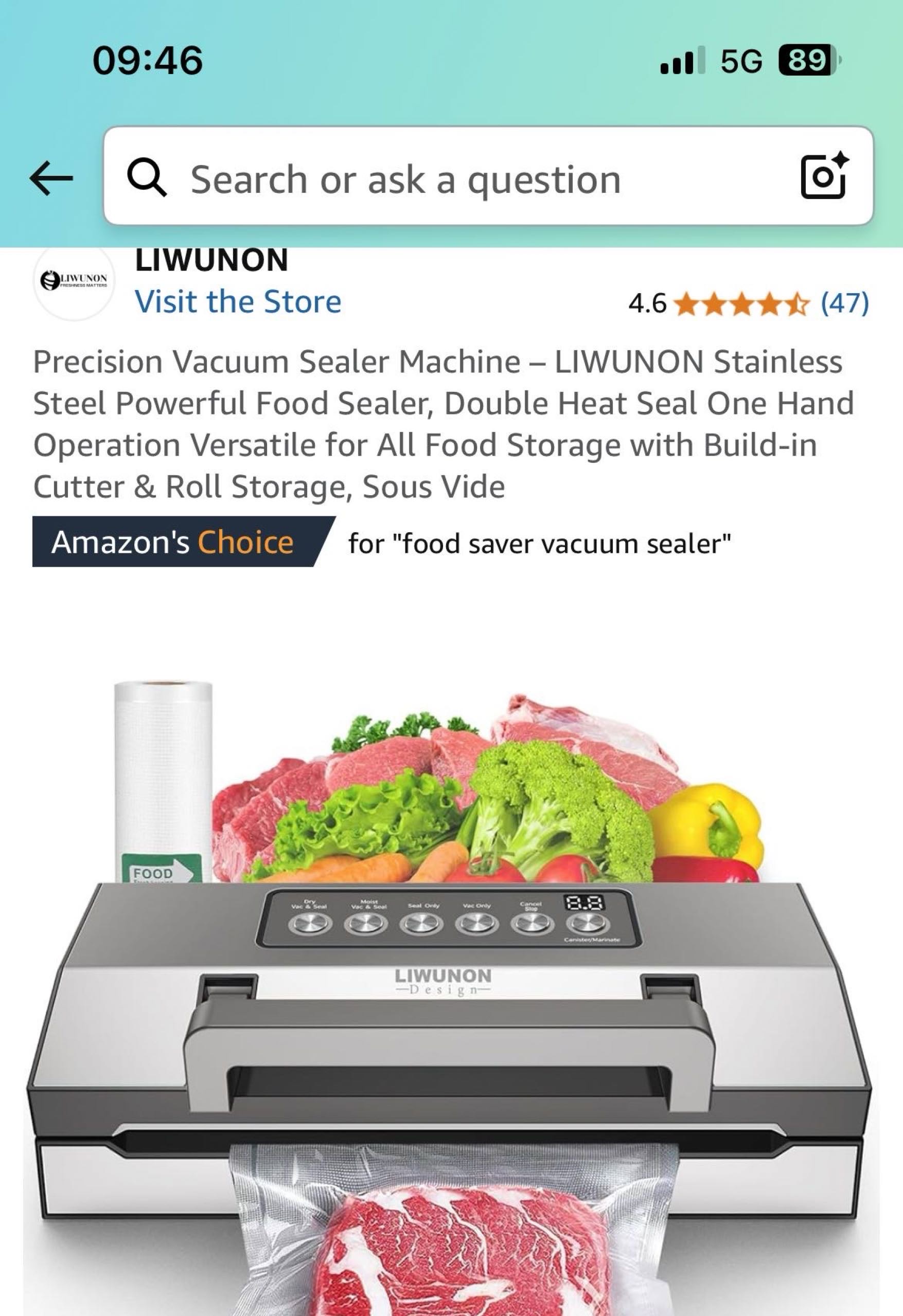 全新的真空食物封口机 - 2