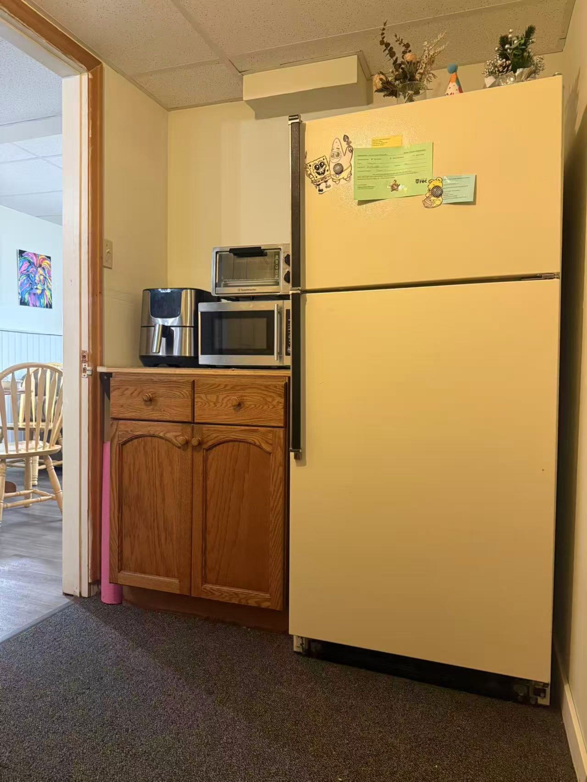 两室一厅一卫一den一储藏间的半地下室出租（也可分租） - 3