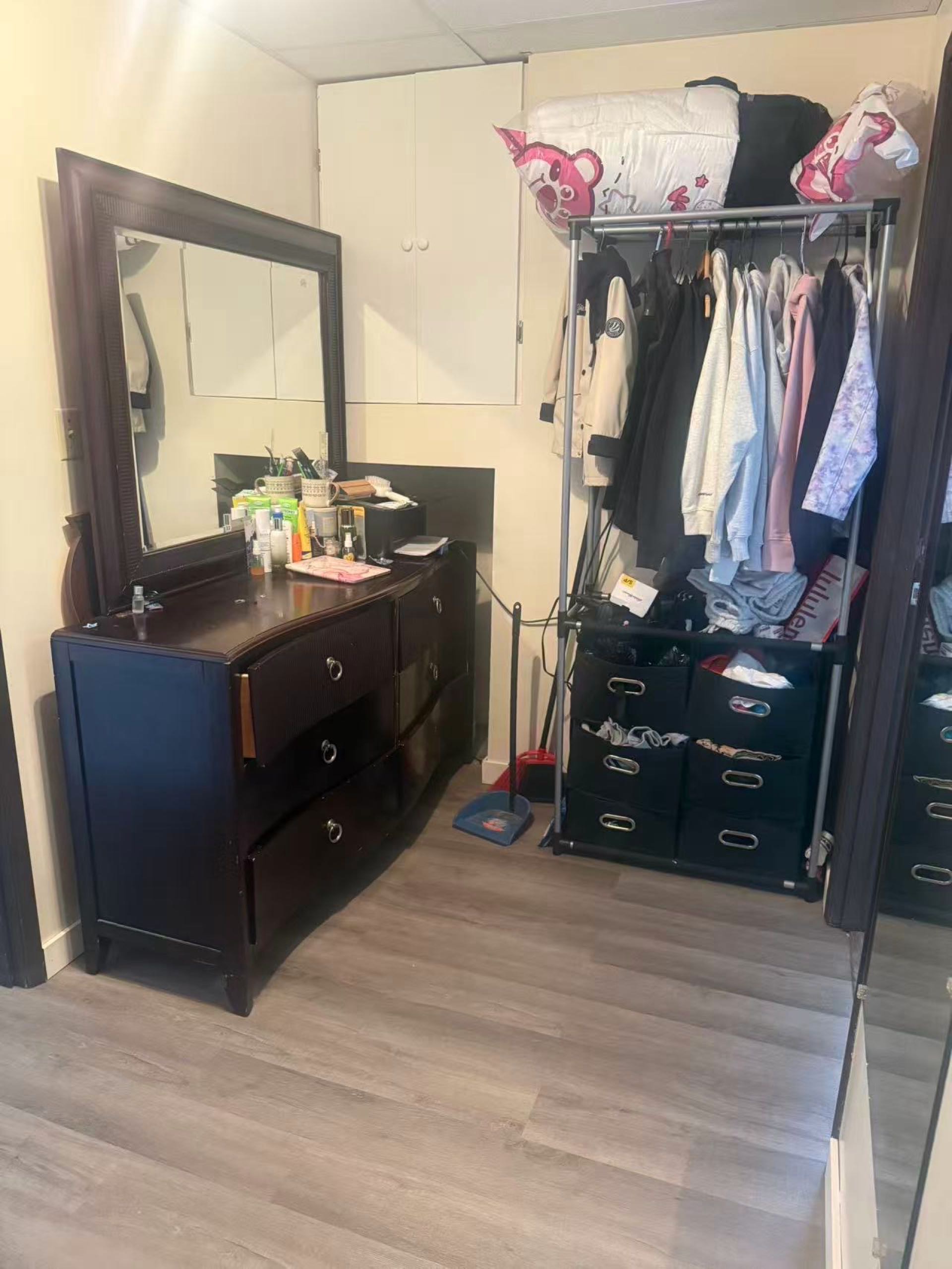 两室一厅一卫一den一储藏间的半地下室出租（也可分租） - 8