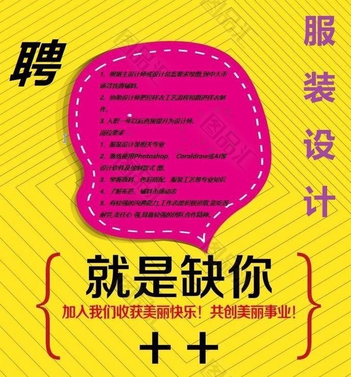 诚聘服装设计师
联系电话/短信 6042887490