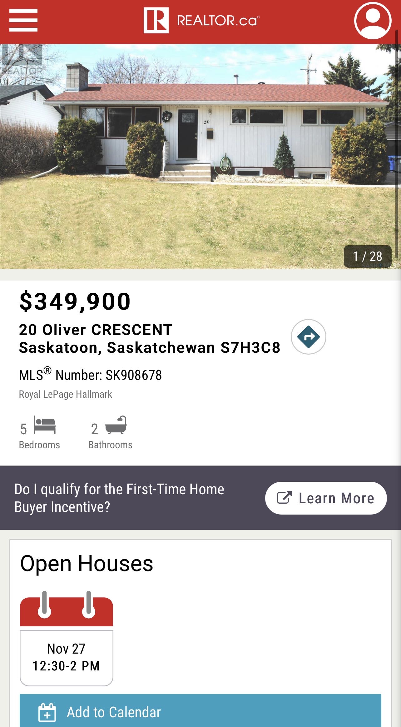 Public Open House公众开放看房 20 Oliver Cres 11月27日 周日12:30-2:00 PM 311 Gillies Cres 11月27日 周日2:30-4:00 PM Gary Gai或者同事Wade Brissaw会在此迎接🙏 - 3