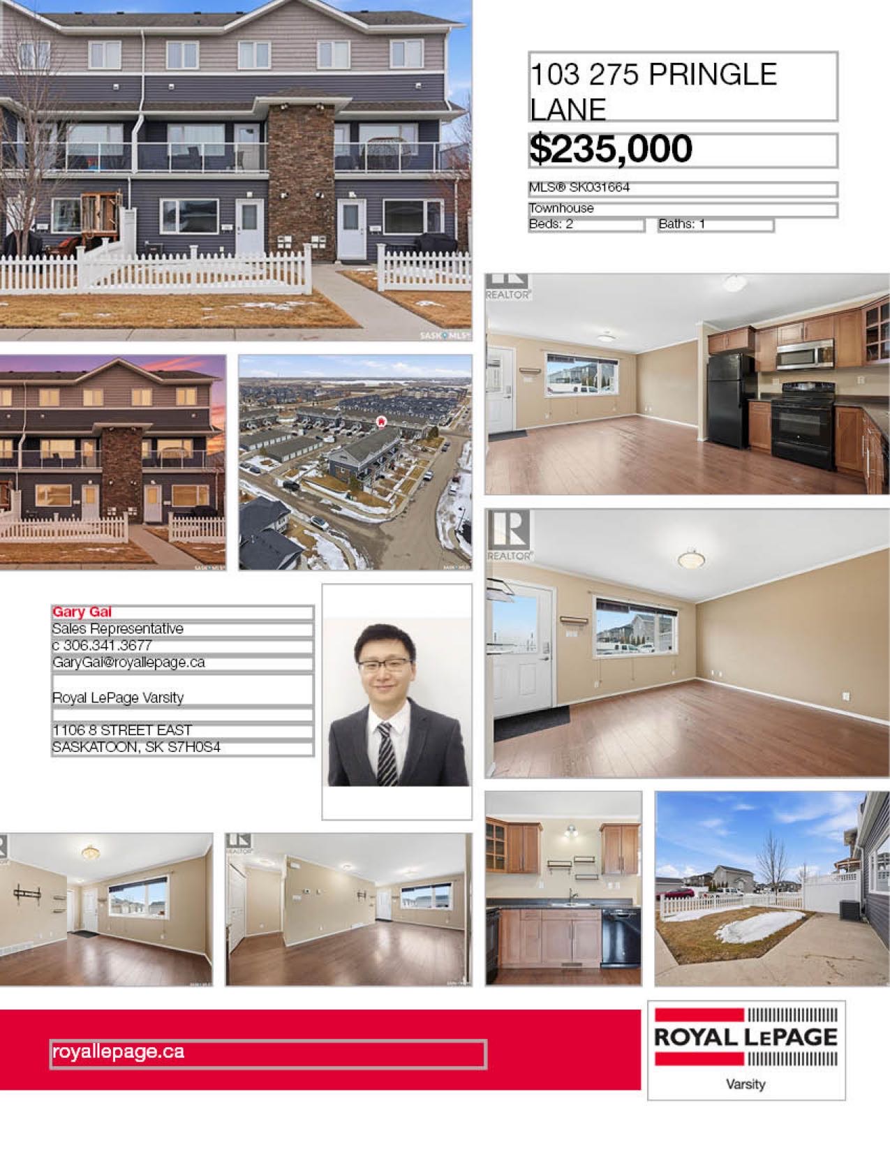 Public Open House公众开放看房 103-275 Pringle Lane 4月4日 周六11:00-1:00PM Gary Gai或者同事Dominic Parent会在此迎接🙏 - 2