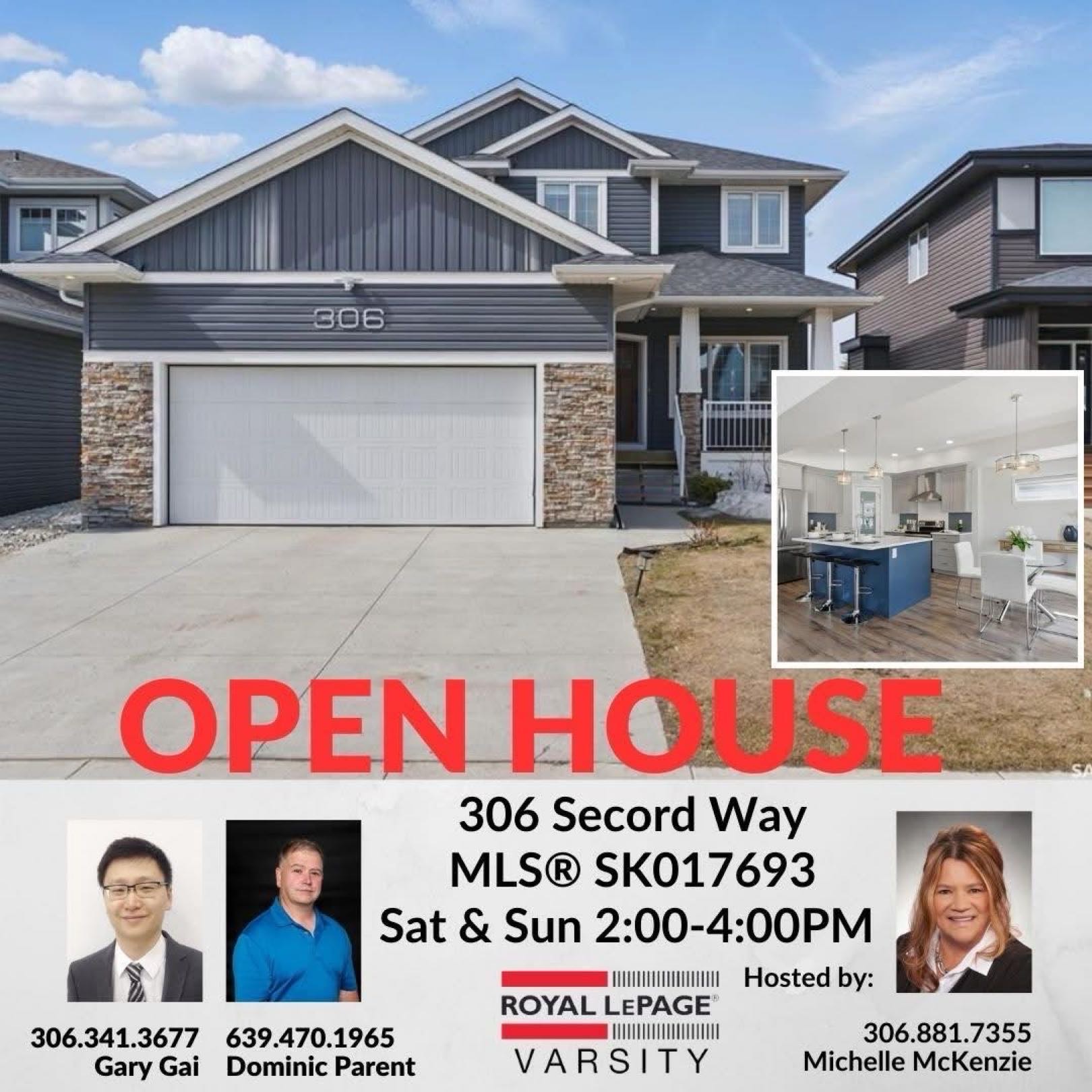 Public Open House公众开放看房 306 Secord Way 2月28日 3月1日 周六 周日2:00-4:00PM Gary Gai或者同事Dominic Parent会在此迎接🙏 ————— Brighton小区背靠公园绿地3房3卫独立屋出售。Montana