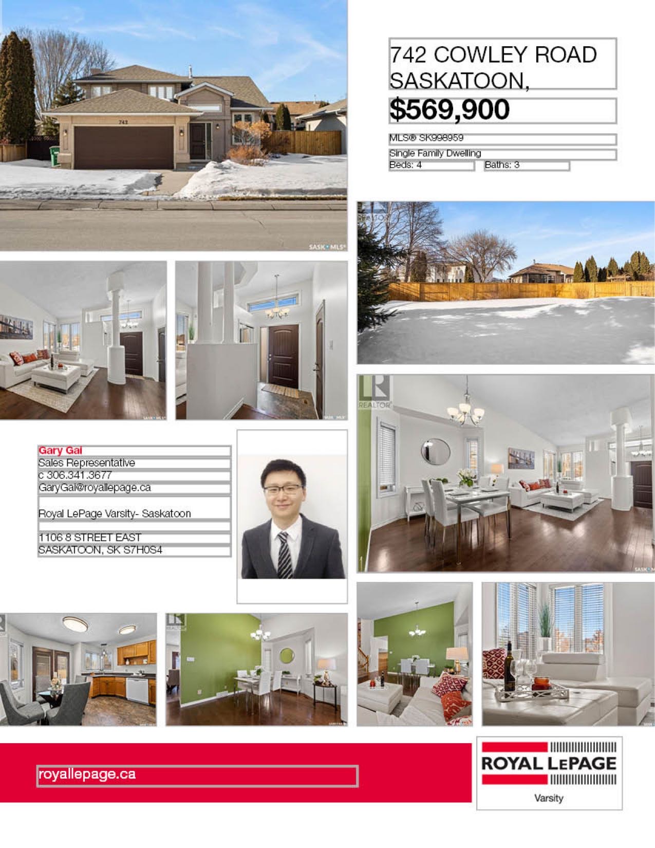 Erindale小区维护精良四错层独立屋出售