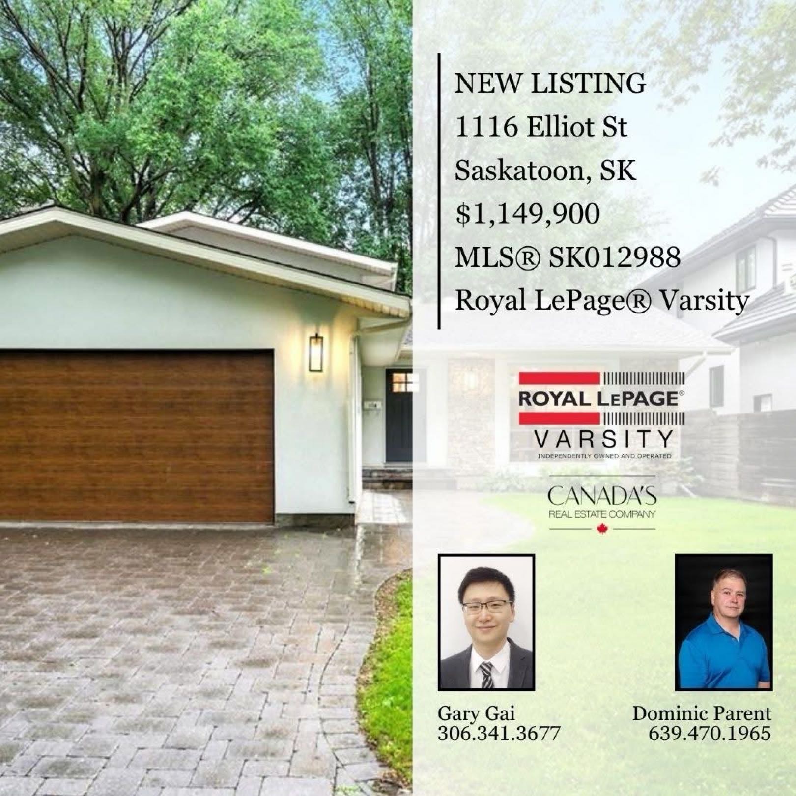 大学区Varsity View核心地段翻新四错层独立屋，R2地块宽50英尺，总面积约2000平方英尺，距离萨斯喀彻温大学仅一个街区，靠近河边，交通便利。房屋内外已全面翻新，配有PVC新窗、仿木车库门、真石装饰、压印石车道和全屋地下喷灌系统（包括草坪、灌木和人行道外侧绿化带）。南向