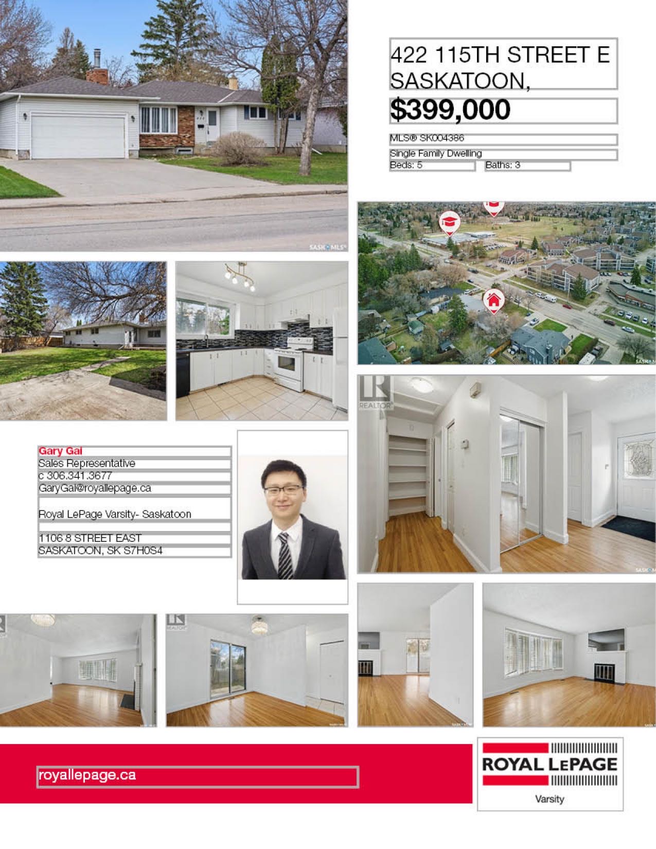 Public Open House公众开放看房 422 115th St E 5月3日 周六 1:00-3:00PM Gary Gai或者同事Dominic Parent会在此迎接🙏 - 3