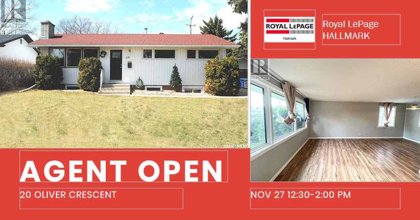 Public Open House公众开放看房 20 Oliver Cres 11月27日 周日12:30-2:00 PM 311 Gillies Cres 11月27日 周日2:30-4:00 PM Gary Gai或者同事Wade Brissaw会在此迎接🙏 - 2