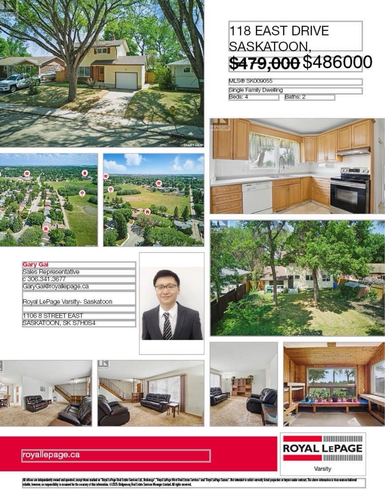 Public Open House公众开放看房 118 East Drive 7月19日 周六1:00-2:30PM Gary Gai或者同事Della Zhang会在此迎接🙏  ————————- 步行至Walter Murray高中 & Market Mall两层独立 - 2