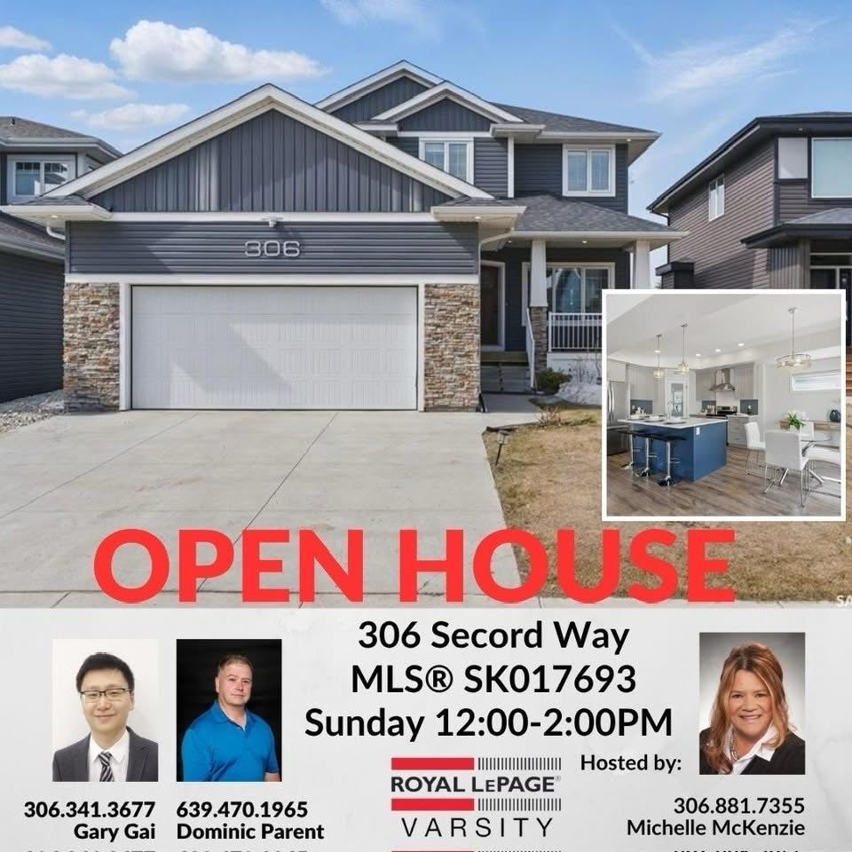 Public Open House公众开放看房 306 Secord Way 11月23日 周日 12:00-2:00PM Gary Gai或者同事Dominic Parent会在此迎接🙏 ————— Brighton小区背靠公园绿地3房3卫独立屋出售。Montana Home