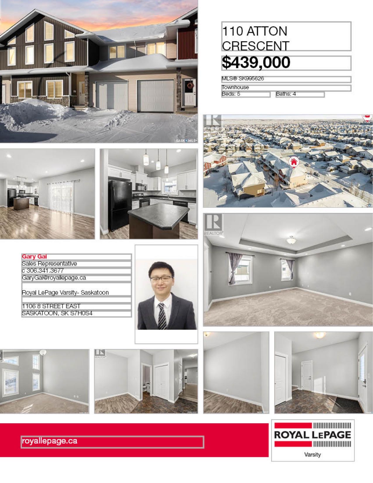 Public Open House公众开放看房 110 Atton Cres 3月16日 周日2-4PM Gary Gai或者同事Dominic Parent / Brain Kuhn会在此迎接🙏 - 3
