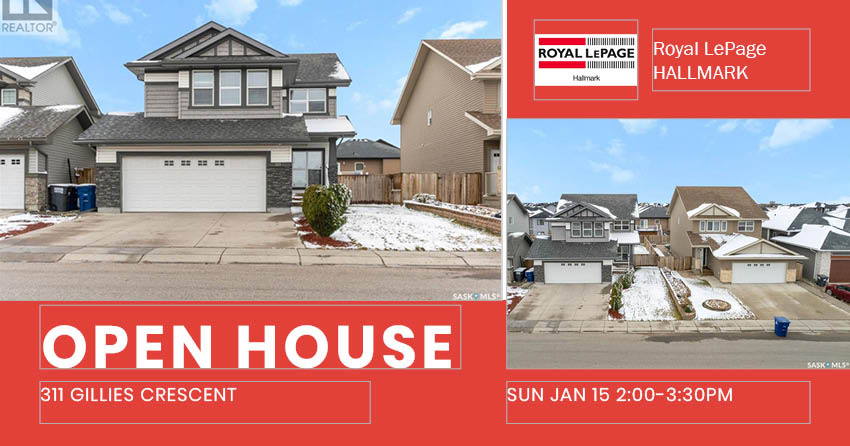Public Open House公众开放看房 311 Gillies Cres 1月15日 周日2:00-3:30 PM Gary Gai或者同事Wade Brissaw会在此迎接🙏 - 2
