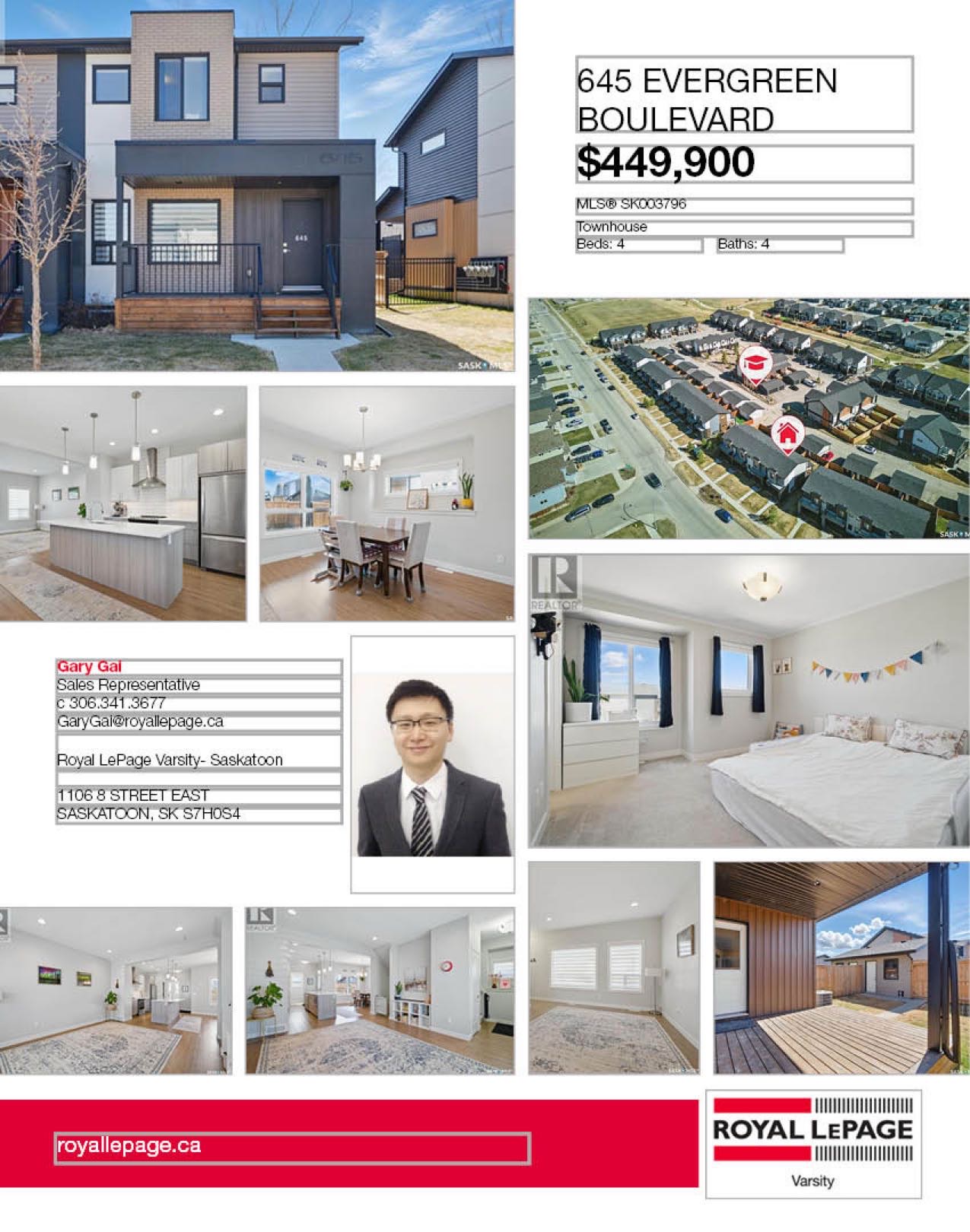 Public Open House公众开放看房 645 Evergreen Blvd 5月3&4日 周六周日11:00-1:00PM Gary Gai或者同事Dominic Parent会在此迎接🙏 - 3