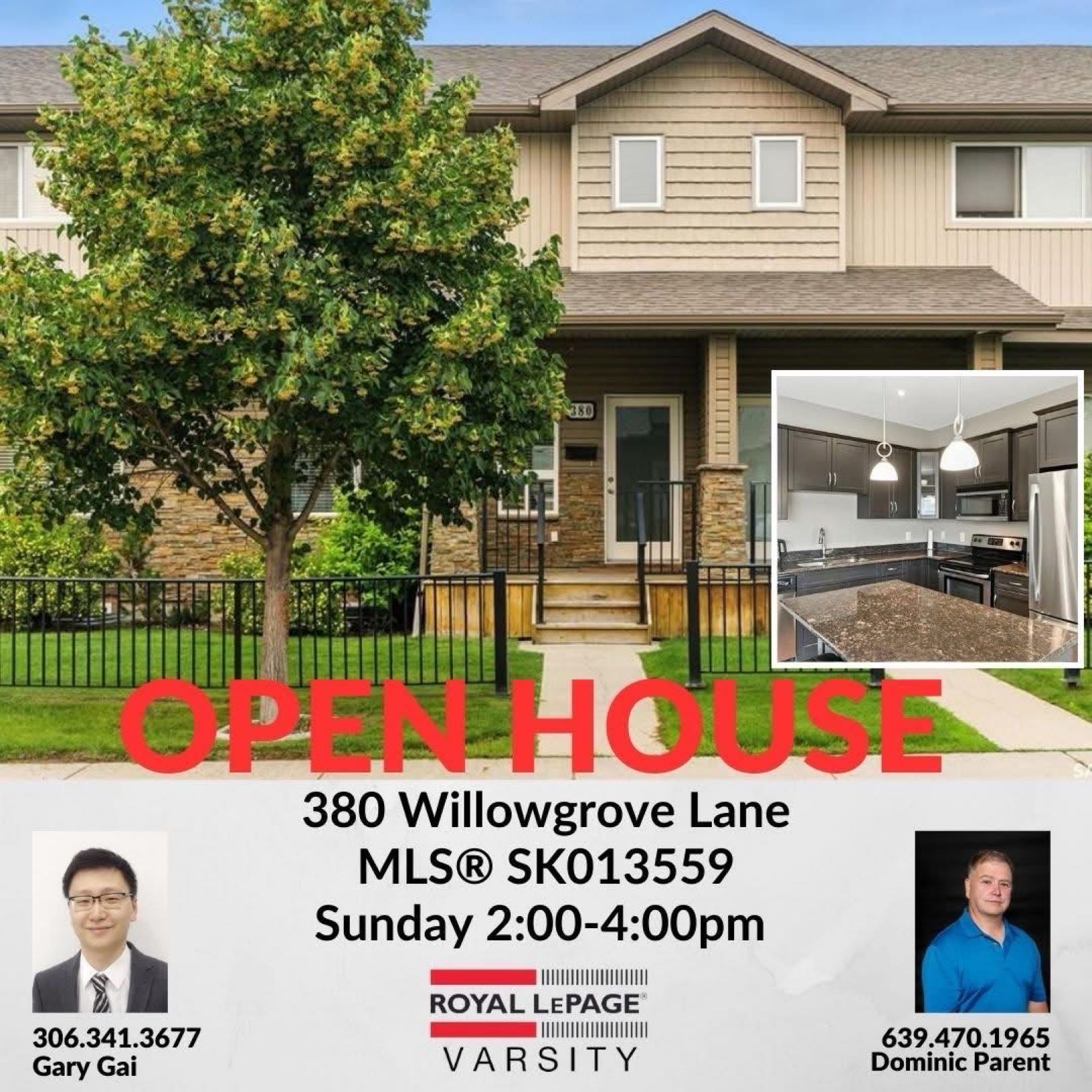 Public Open House公众开放看房 380 Willowgrove Lane 9月21日 周日 2-4PM Gary Gai或者同事Dominic Parent会在此迎接🙏 ————— 步行百米至Willowgrove小学4房4卫联排出售。Riverbend Dev