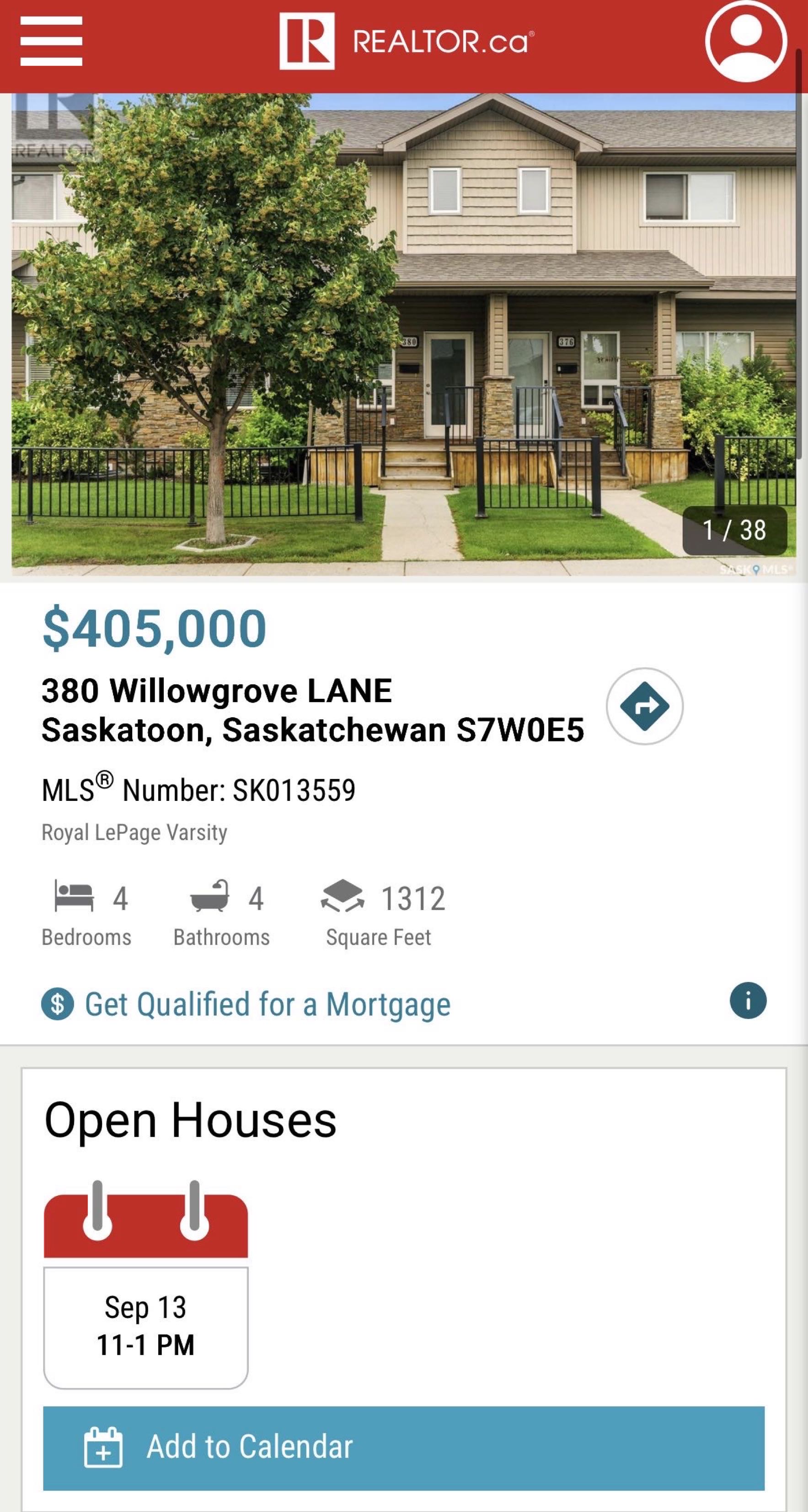 Public Open House公众开放看房 380 Willowgrove Lane 9月13日 周六 11AM-1 PM Gary Gai或者同事Dominic Parent会在此迎接🙏 ————— 步行百米至Willowgrove小学4房4卫联排出售。Riverbend - 2