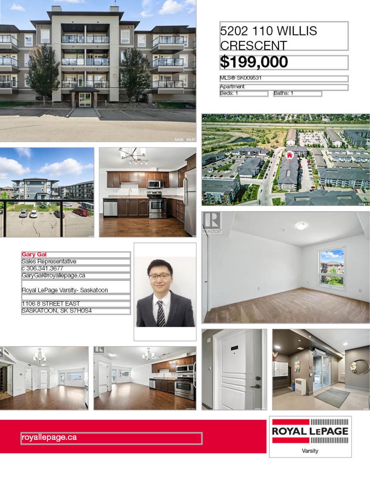 Public Open House公众开放看房 Unit 5202 – 110 Willis Crescent 7月19日 周六3-4:30PM Gary Gai或者同事Della Zhang会在此迎接🙏  ————————- Stonebridge 社区二楼实用舒适一卧一卫公 - 2