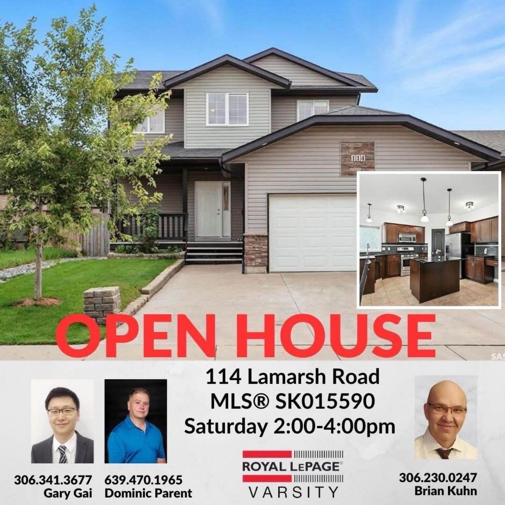 Public Open House公众开放看房 114 Lamarsh Road 8月30日 周六2:00-4:00PM Gary Gai或者同事Dominic Parent会在此迎接🙏 ————— Willowgrove 社区背靠农地美景独立屋出售！可步行到达学校、公园、商店