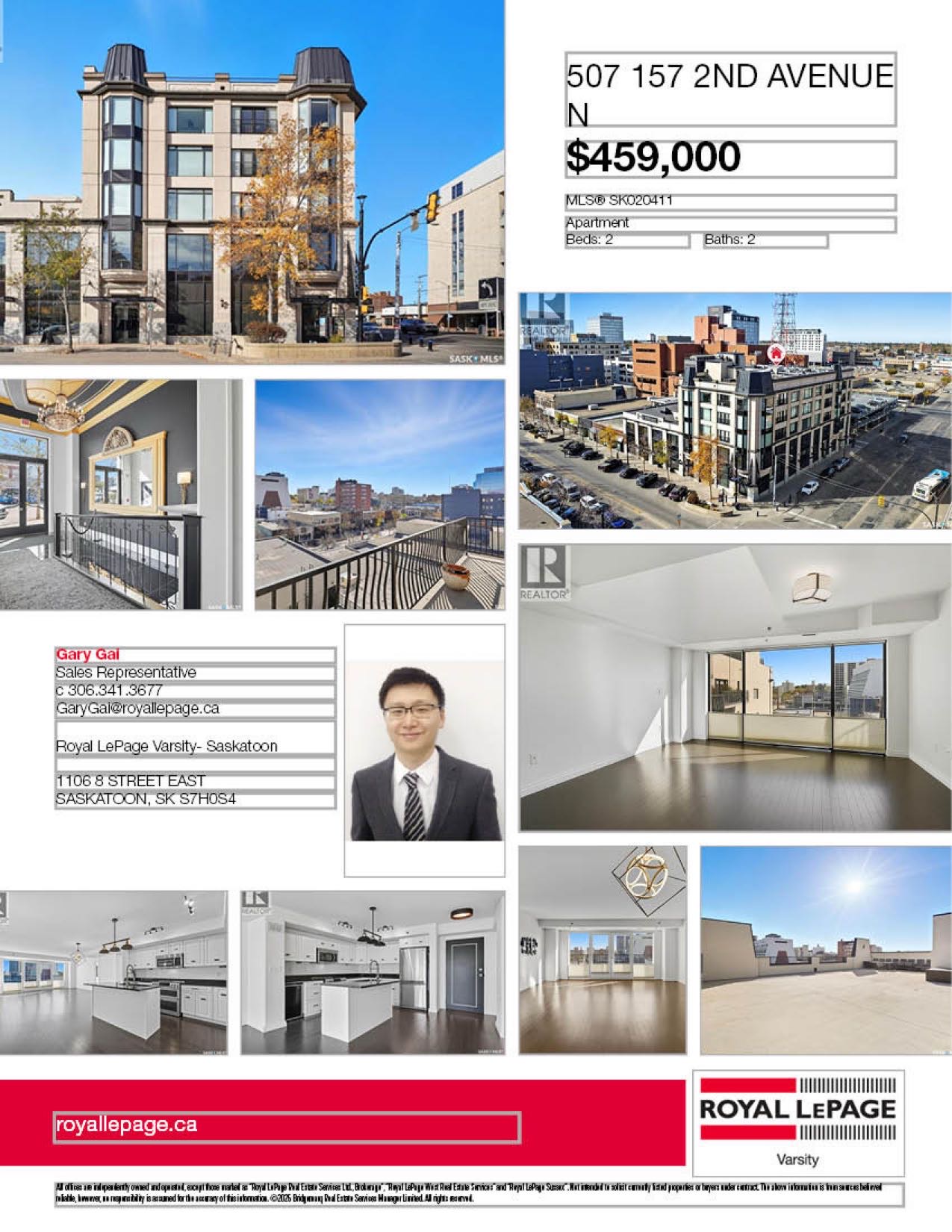 萨斯卡通历史地标公寓稀有出售！ The Residences at the King George —— 这是一座建于1911年的标志性建筑，并于2010年由知名开发商 Meridian Development 精心修复。整栋建筑在保留原有混凝土结构的基础上，采用现代化材料和设备