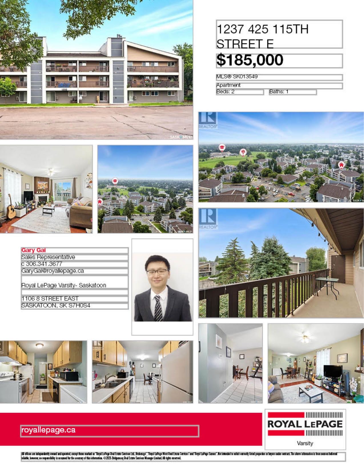 Public Open House公众开放看房 1237-425 115th St E 10月11日12日 周六周日2:00-4:00PM Gary Gai或者同事Della Zhang会在此迎接 - 2