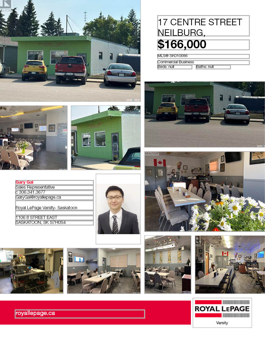 Neilburg小镇中西合璧、设备齐全、拎包即可营业的转让餐厅连带660尺居住出售