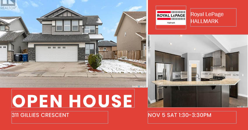 Public Open House公众开放看房 311 Gillies Cres 11月5日 周六1:30-3:30PM 223 Kucey Terrace 11月6日 周日1:30-3:30PM  Gary Gai或者同事Don Remizowski 会在此迎接🙏  Rose - 3