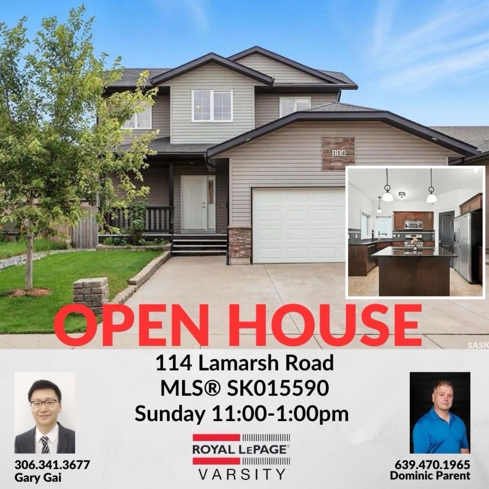 Public Open House公众开放看房 114 Lamarsh Road 8月17日 周日 11AM-1 PM Gary Gai或者同事Dominic Parent会在此迎接🙏 ————— Willowgrove 社区背靠农地美景独立屋出售！可步行到达学校、公园、商店及