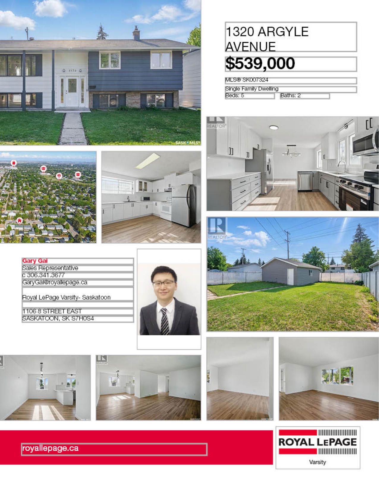 Public Open House公众开放看房 1320 Argyle Ave 5月31日 周六 2:00-4:00PM Gary Gai或者同事Dominic Parent会在此迎接🙏 - 2