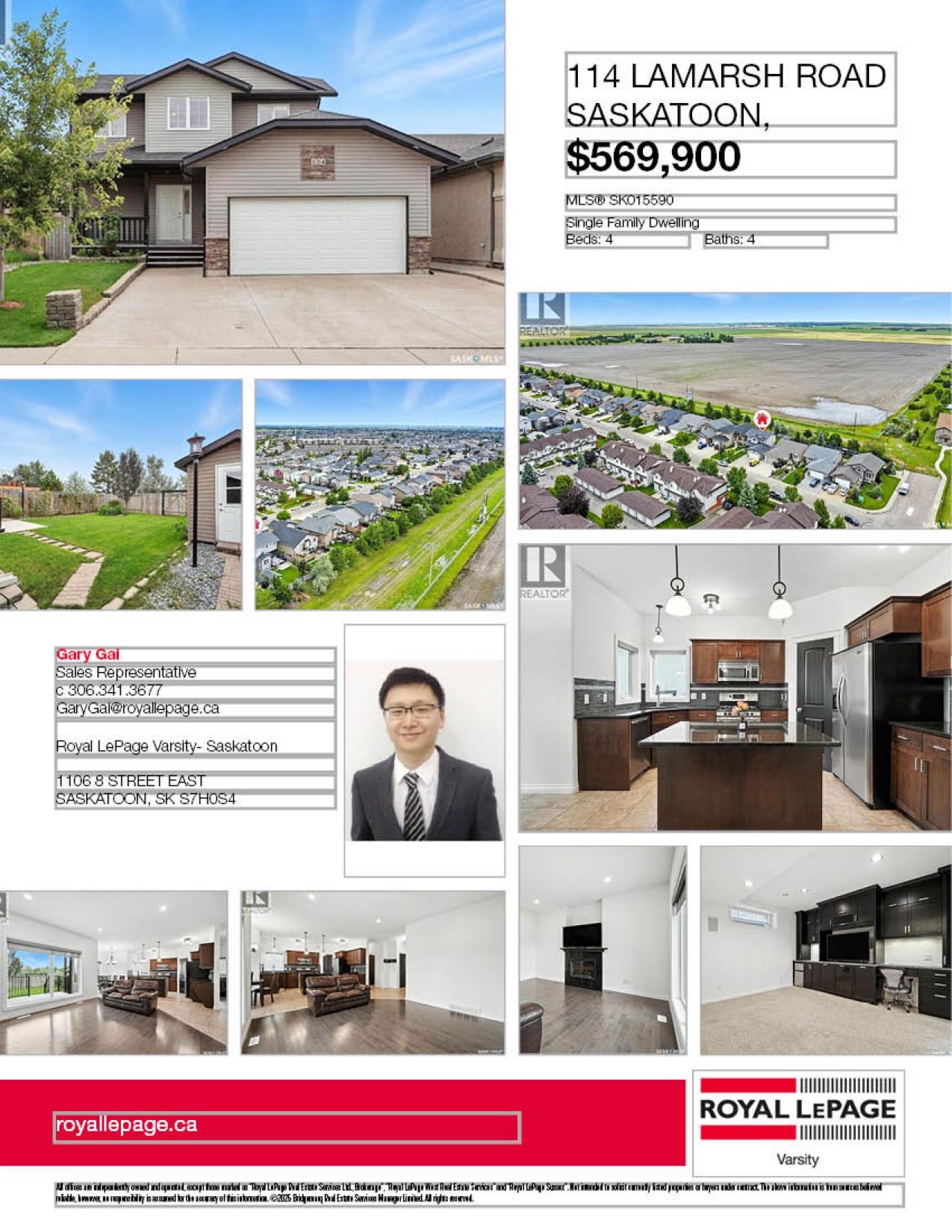 Willowgrove 社区背靠农地美景独立屋出售！可步行到达学校、公园、商店及各种生活设施，即可入住。外观整洁美观，做工扎实，内部布局合理。一楼明亮通透，层高9尺，铺设瓷砖与实木地板，开放式的客餐厅带有壁炉，大窗户可欣赏后院景色。厨房配有花岗岩台面、时尚的墙面装饰、深色橱柜、不