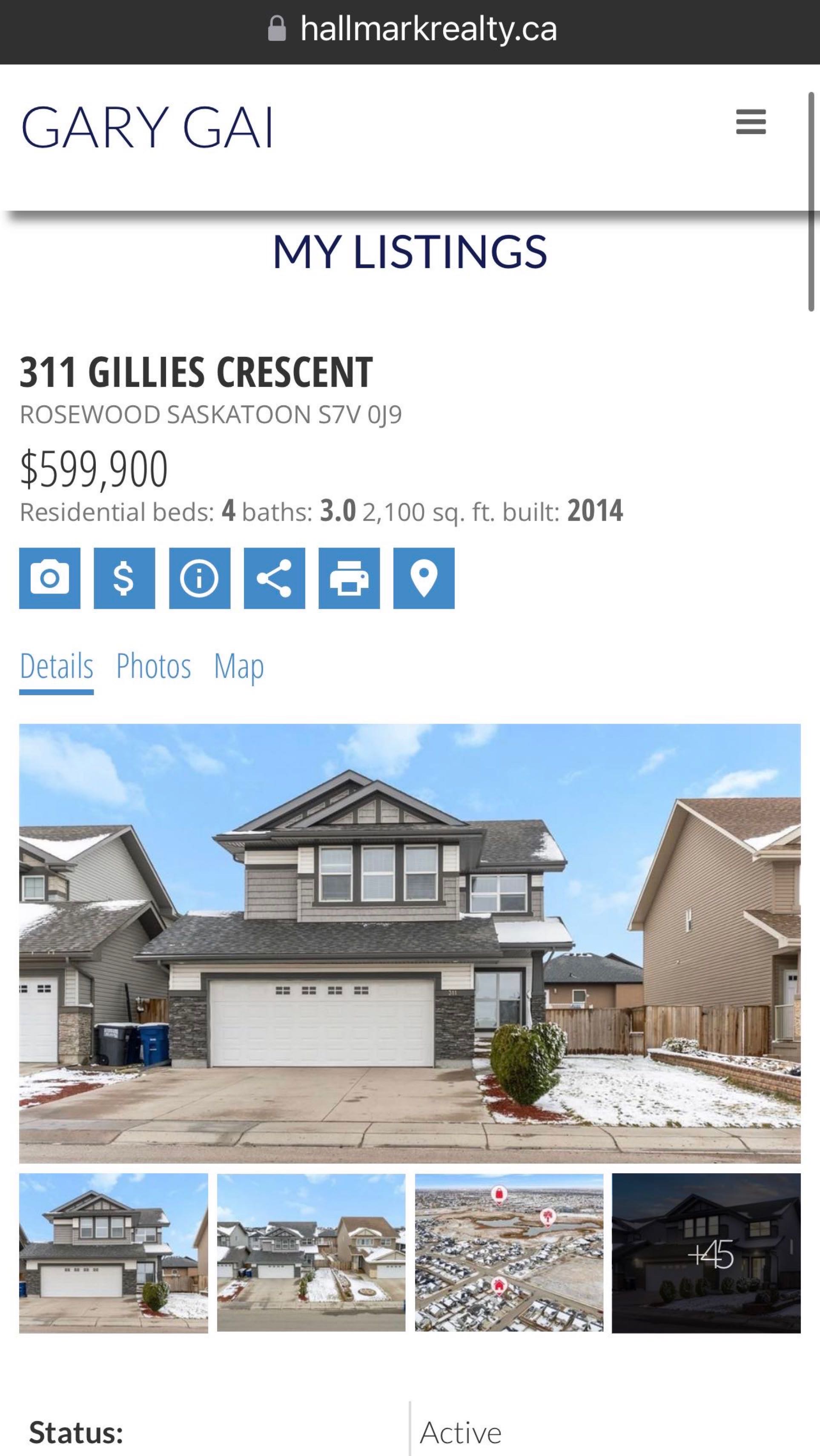 Public Open House公众开放看房 311 Gillies Cres 1月15日 周日2:00-3:30 PM Gary Gai或者同事Wade Brissaw会在此迎接🙏 - 5