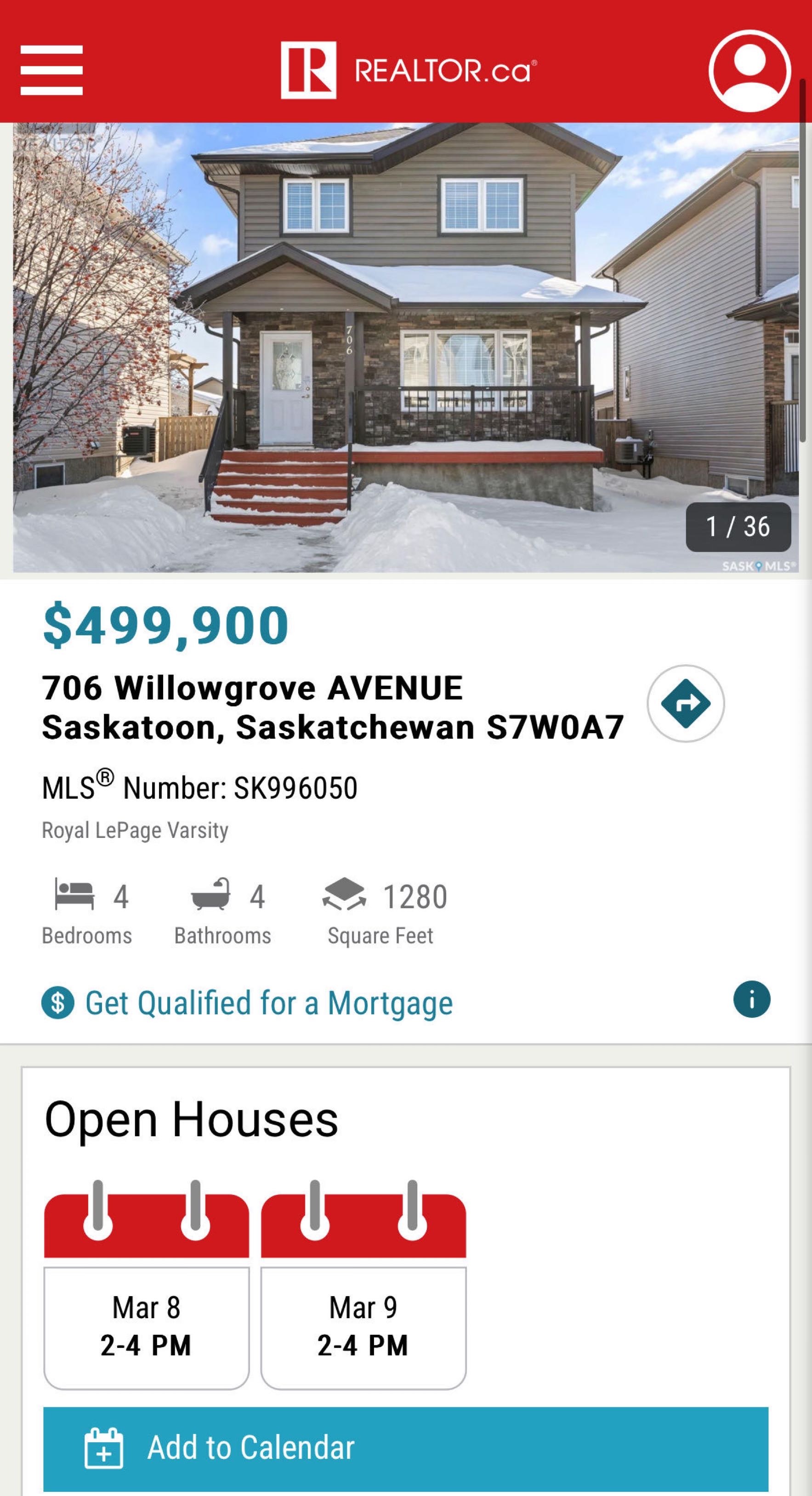 Public Open House公众开放看房 706 Willowgrove Ave 3月8日 9日 周六周日2-4PM - 3