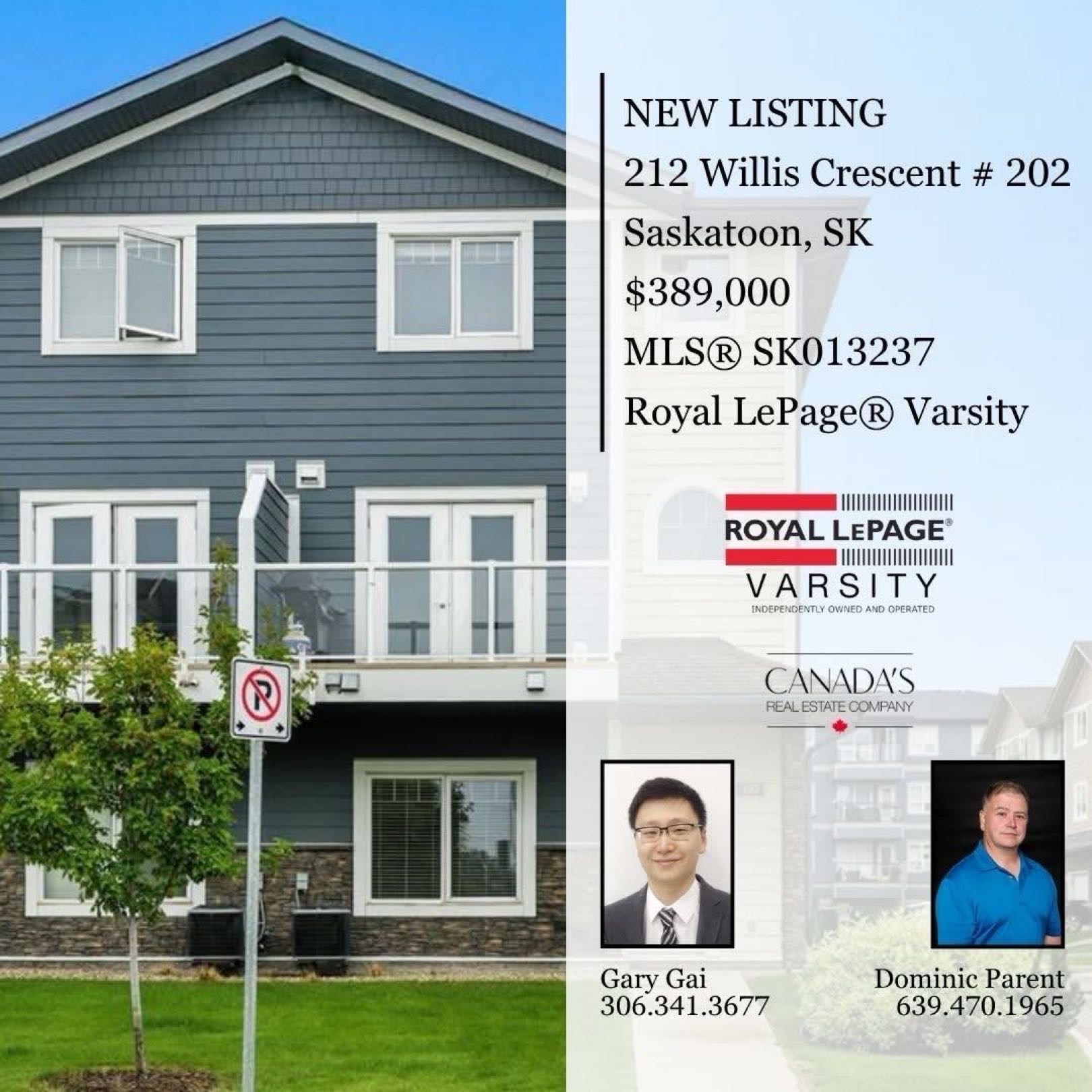 Public Open House公众开放看房 202-212 Willis Cres 7月26日 周六 4:30-6 PM Gary Gai或者同事Dominic Parent会在此迎接🙏 ————— Stonebridge小区边户1700尺3房3卫2厅双车库联排出售。位置便 - 3