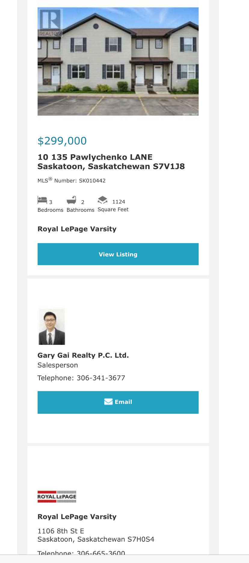 Public Open House公众开放看房 10-135 Pawlychenko Lane 6月28日 周六 2:00-4PM Gary Gai或者同事Dominic Parent会在此迎接🙏 - 6