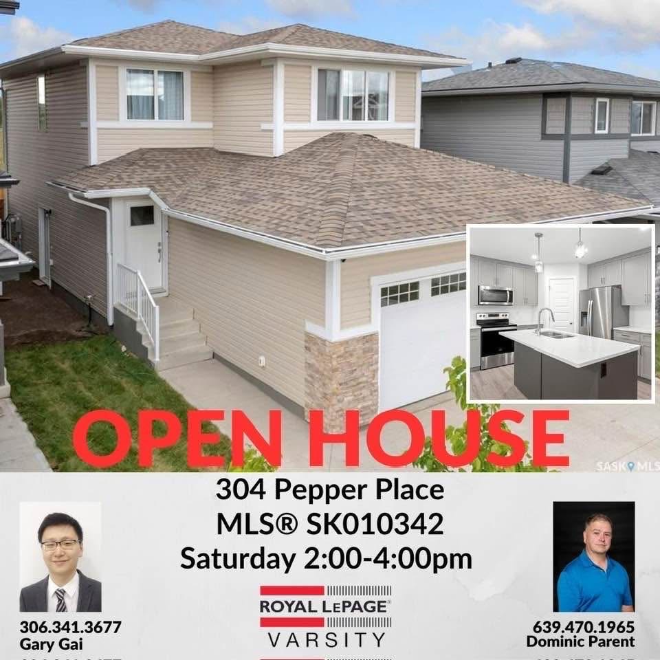 Public Open House公众开放看房 304 Pepper Pl 8月16日 周六2-4PM Gary Gai或者同事Dominic Parent会在此迎接🙏 ————— Brighton小区几乎全新两层独立屋出售。目前房龄不到一年。 房屋共有 3 间卧室和 3 个浴