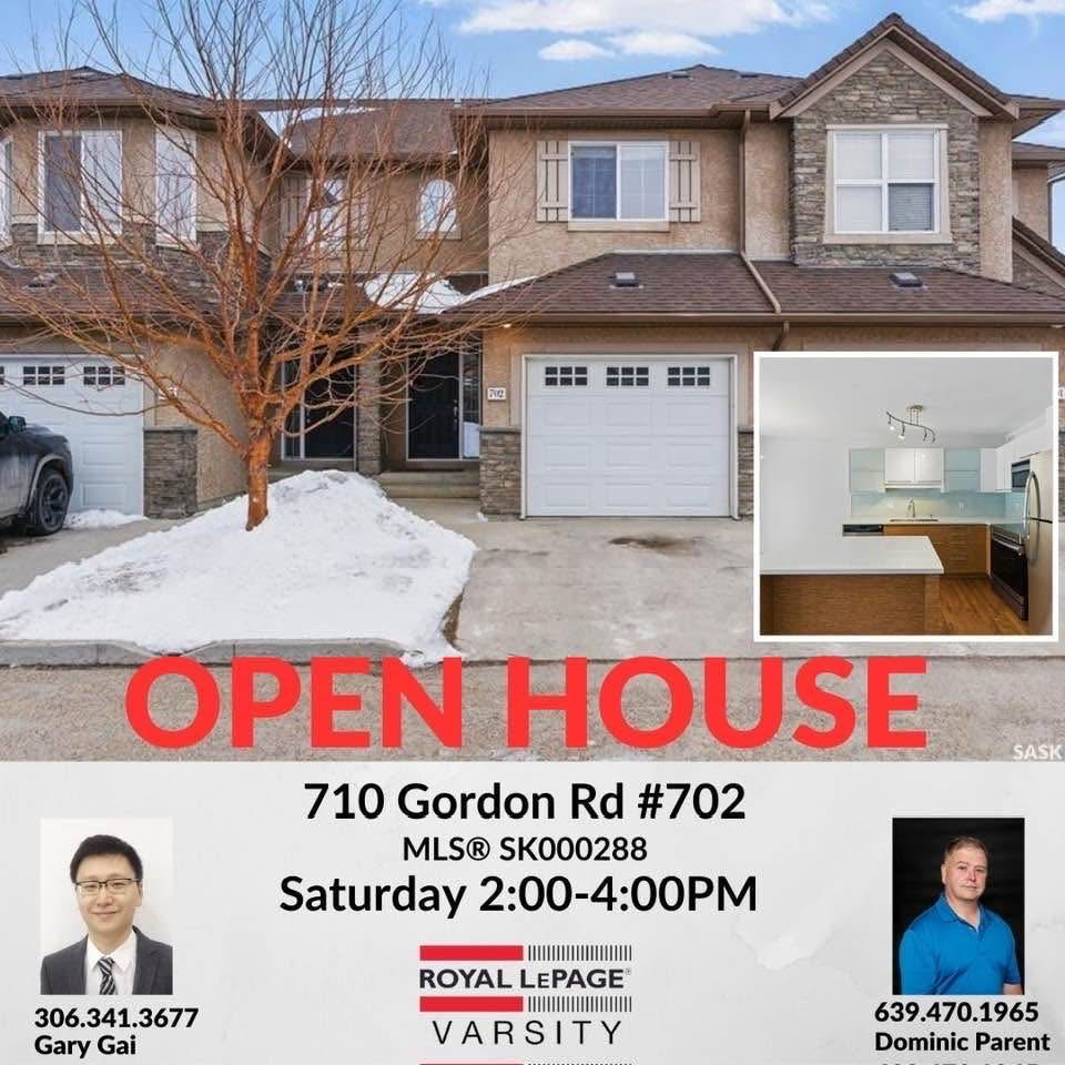 Public Open House公众开放看房 702-710 Gordon Rd 4月5日 周六2:00-4:00PM Gary Gai或者同事Dominic Parent会在此迎接🙏 - 2