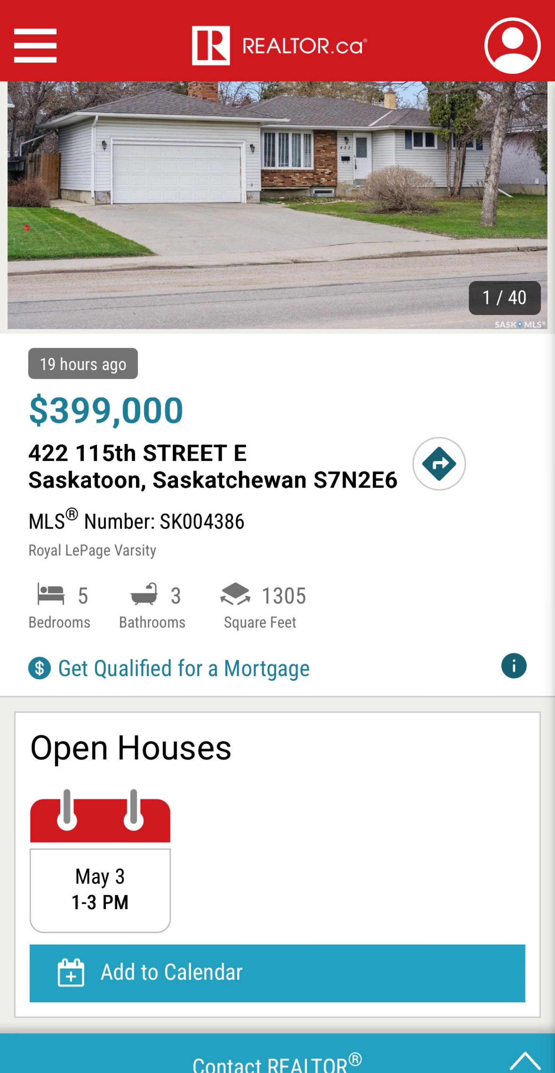 Public Open House公众开放看房 422 115th St E 5月3日 周六 1:00-3:00PM Gary Gai或者同事Dominic Parent会在此迎接🙏 - 2