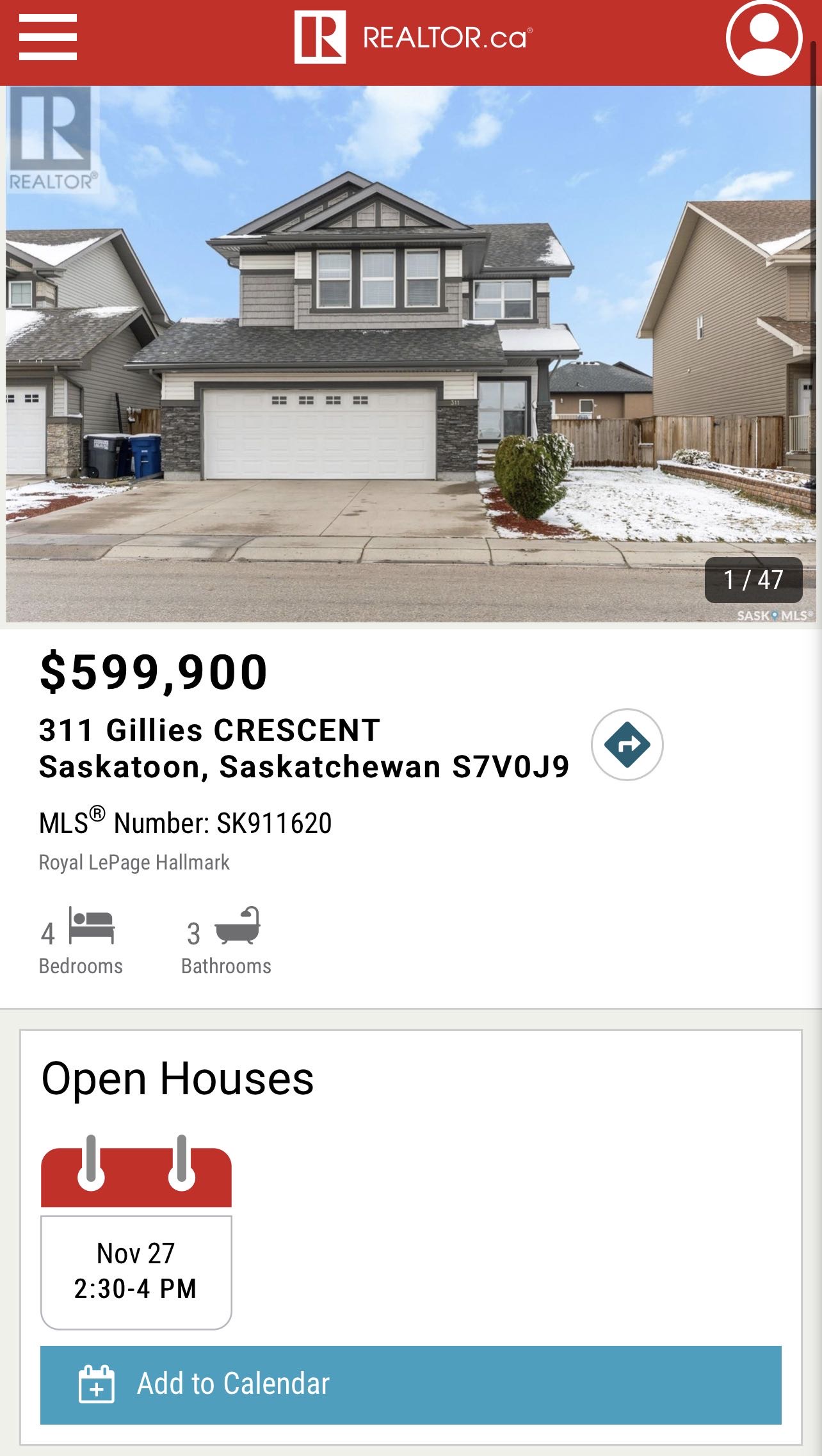 Public Open House公众开放看房 20 Oliver Cres 11月27日 周日12:30-2:00 PM 311 Gillies Cres 11月27日 周日2:30-4:00 PM Gary Gai或者同事Wade Brissaw会在此迎接🙏 - 6