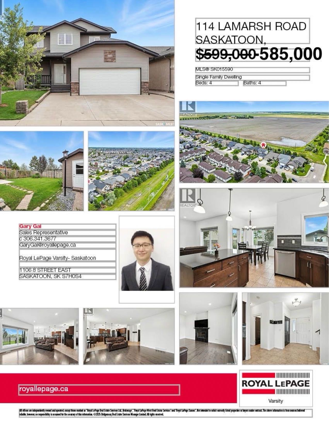 Public Open House公众开放看房 114 Lamarsh Road 9月13日 周六1:30-4:30PM Gary Gai或者同事Dominic Parent会在此迎接🙏 ————— Willowgrove 社区背靠农地美景独立屋出售！可步行到达学校、公园、商店 - 3