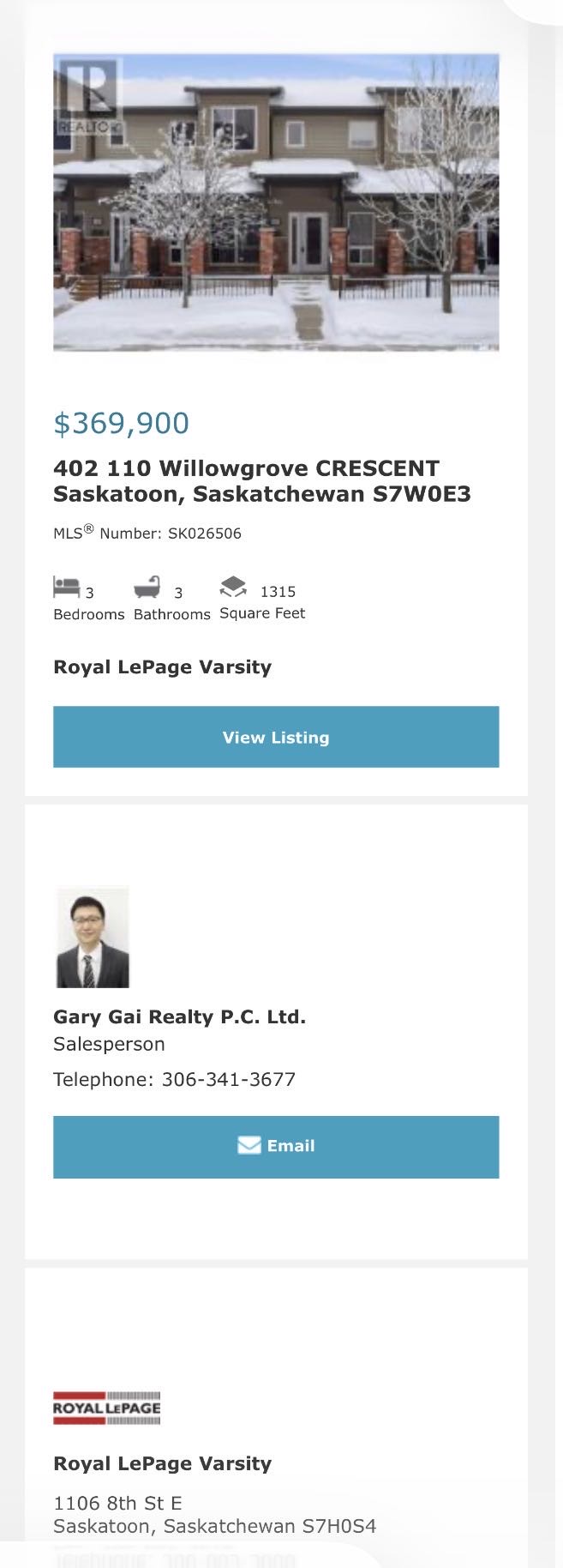 Public Open House公众开放看房 110 Willowgrove Cres Unit 402 1月17 & 18日 周六周日2-4PM Gary Gai或者同事Dominic Parent会在此迎接🙏 —————  步行百米至Willowgrove小学3房3卫联排 - 3