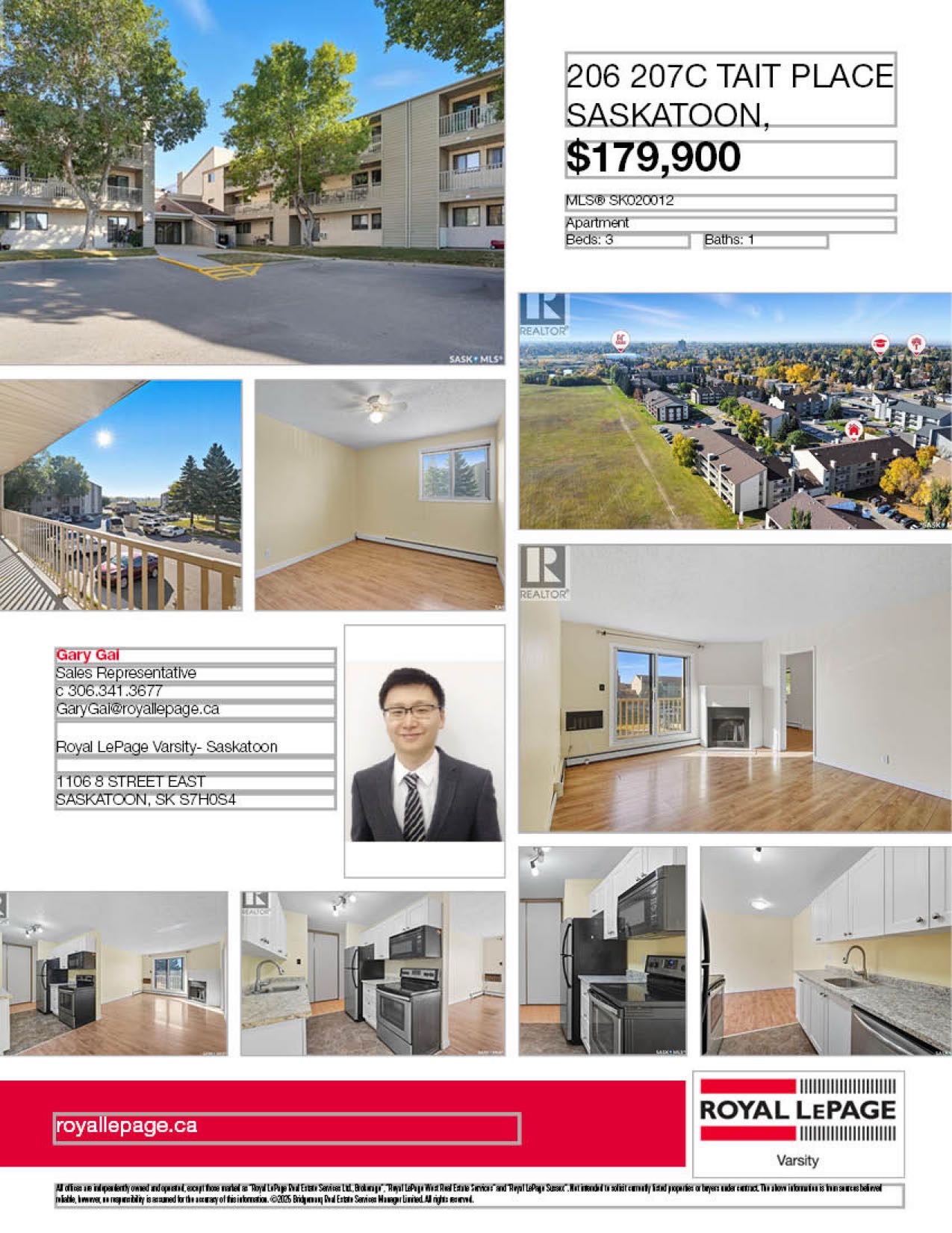 Wildwood 3室公寓出售！挂牌价格：$179900