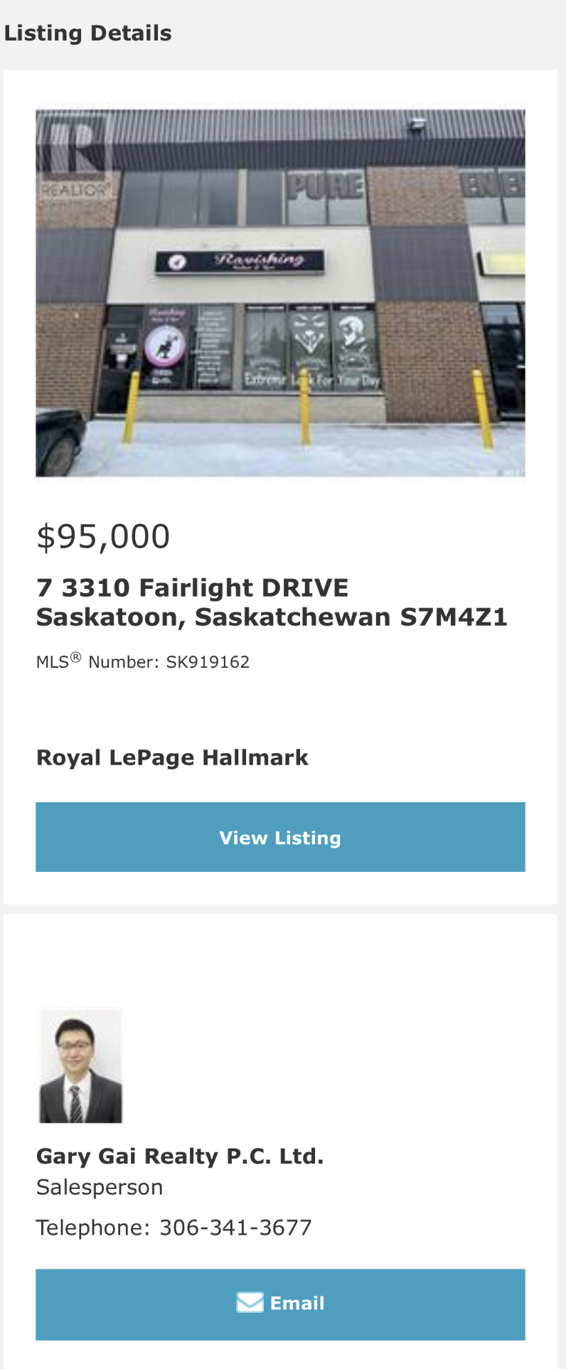 繁忙Confederation商业区高档装修美发，SPA按摩生意出售。1035尺面积，低租金