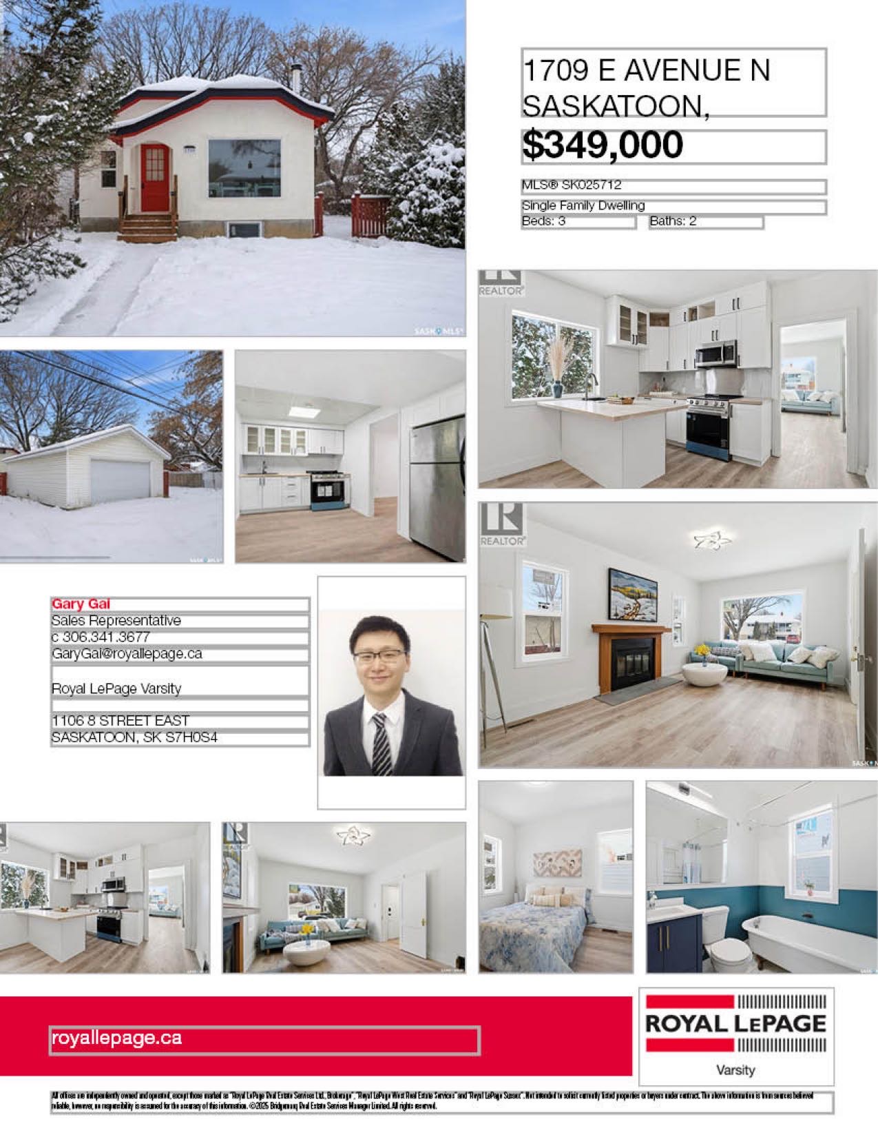 全新翻新Mayfair 平层独立屋出售。带地下室独立出租单位。安静街区，地理位置便利，靠近学校、公园及各类生活配套。房屋包含 3 间卧室、2 间洗手间，并配有 双车库。主层空间宽敞，高层高，采用半开放式布局，客厅采光良好，设有燃木壁炉和大窗户；厨房及餐厅为现代设计，配备全新橱柜、