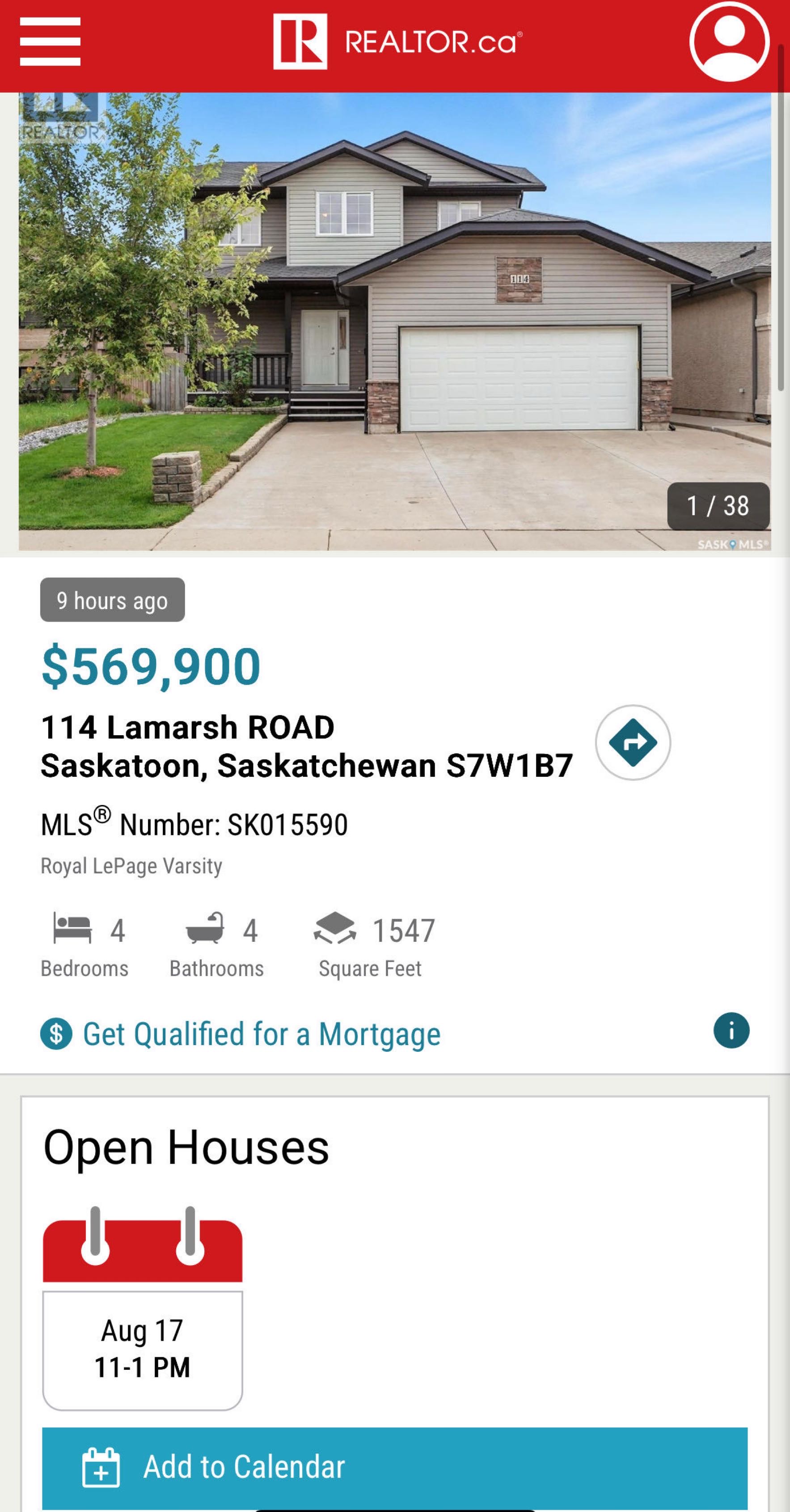 Public Open House公众开放看房 114 Lamarsh Road 8月17日 周日 11AM-1 PM Gary Gai或者同事Dominic Parent会在此迎接🙏 ————— Willowgrove 社区背靠农地美景独立屋出售！可步行到达学校、公园、商店及 - 2