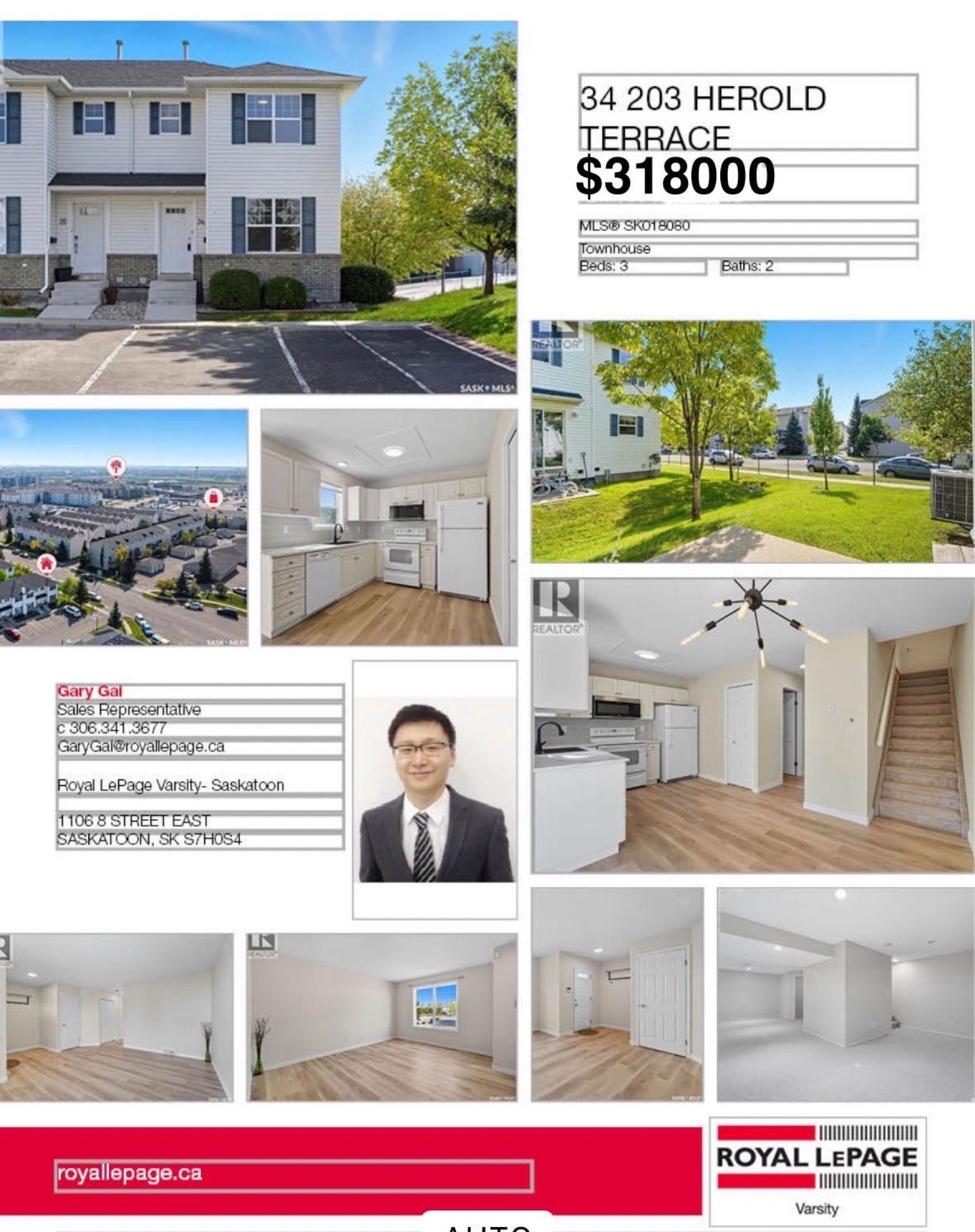 Public Open House公众开放看房 34-203 Herold Terr 10月11日周六1:30-4PM 10月12日 周日 1:00-2:30PM Gary Gai或者同事Dominic Parent会在此迎接🙏 - 3