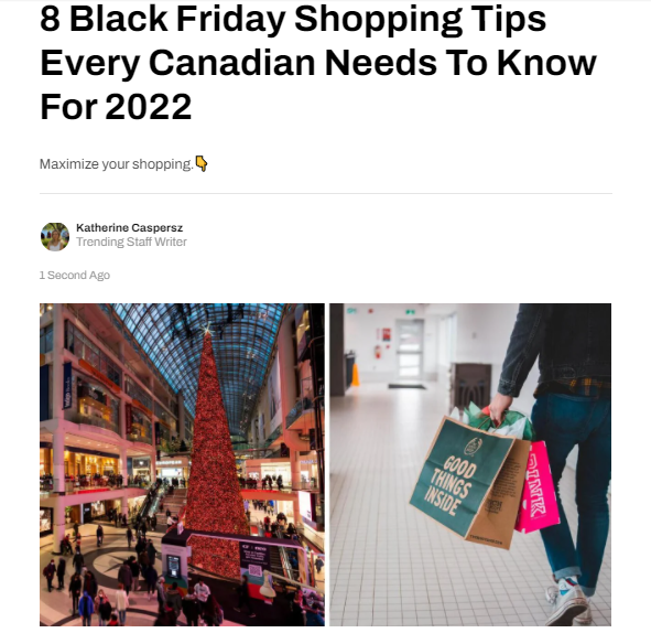 今年2022年每个加拿大人都需要知道的8个黑色星期五购物小贴士！