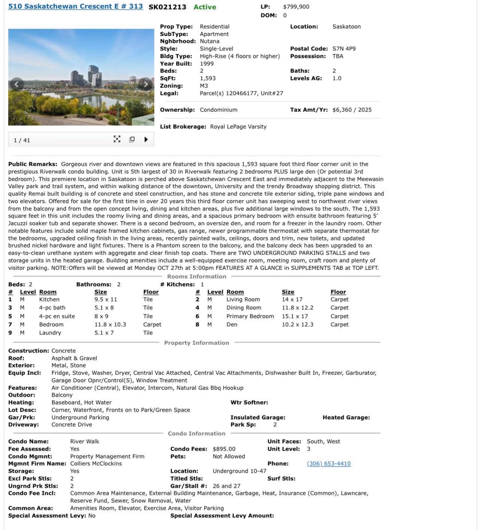 市中心河边大平层2室2卫1Dden出售 - 9