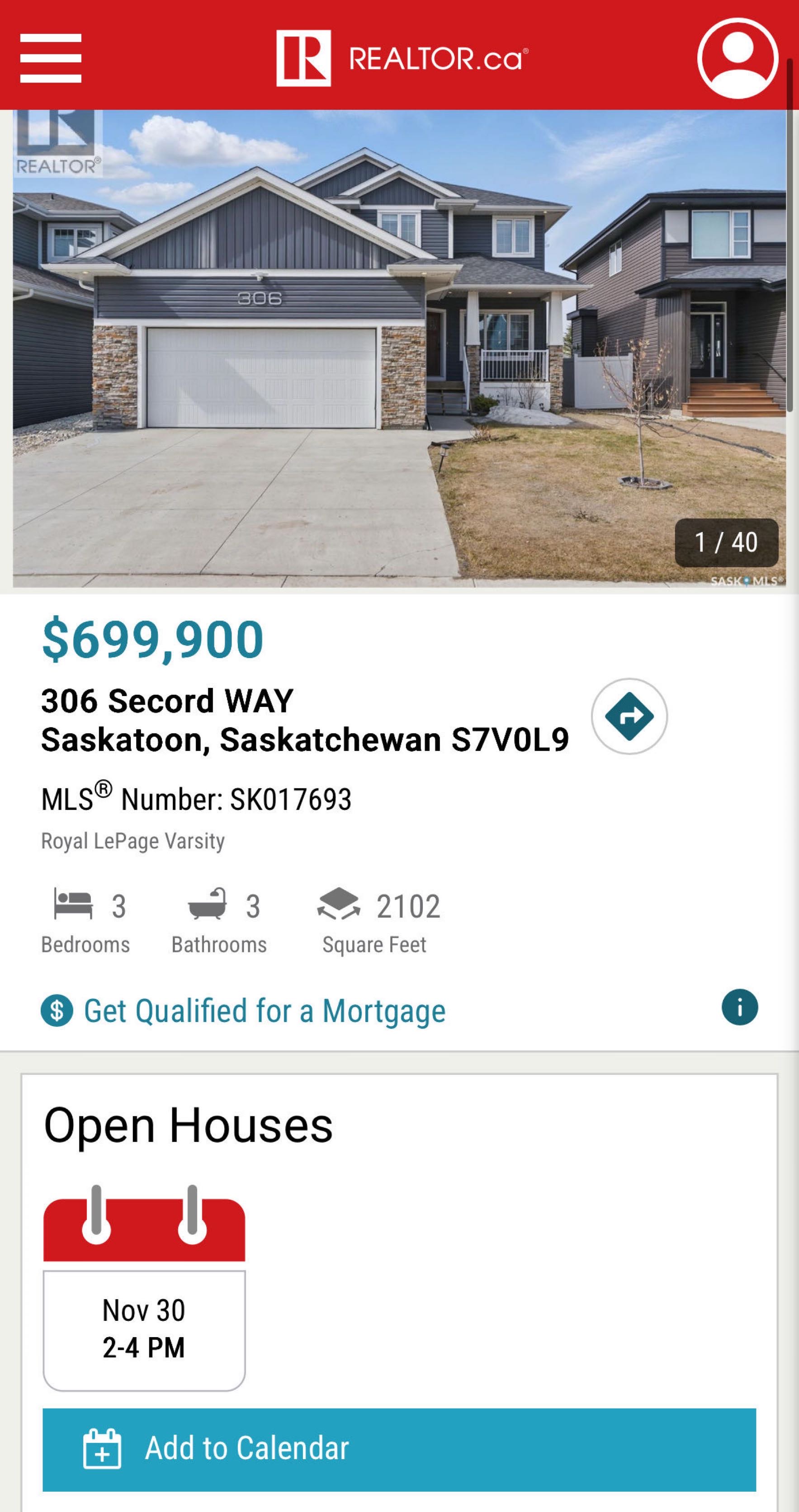 Public Open House公众开放看房 306 Secord Way 11月30日 周日 2:00-4:00PM Gary Gai或者同事Dominic Parent会在此迎接🙏 ————— Brighton小区背靠公园绿地3房3卫独立屋出售。Montana Homes - 2